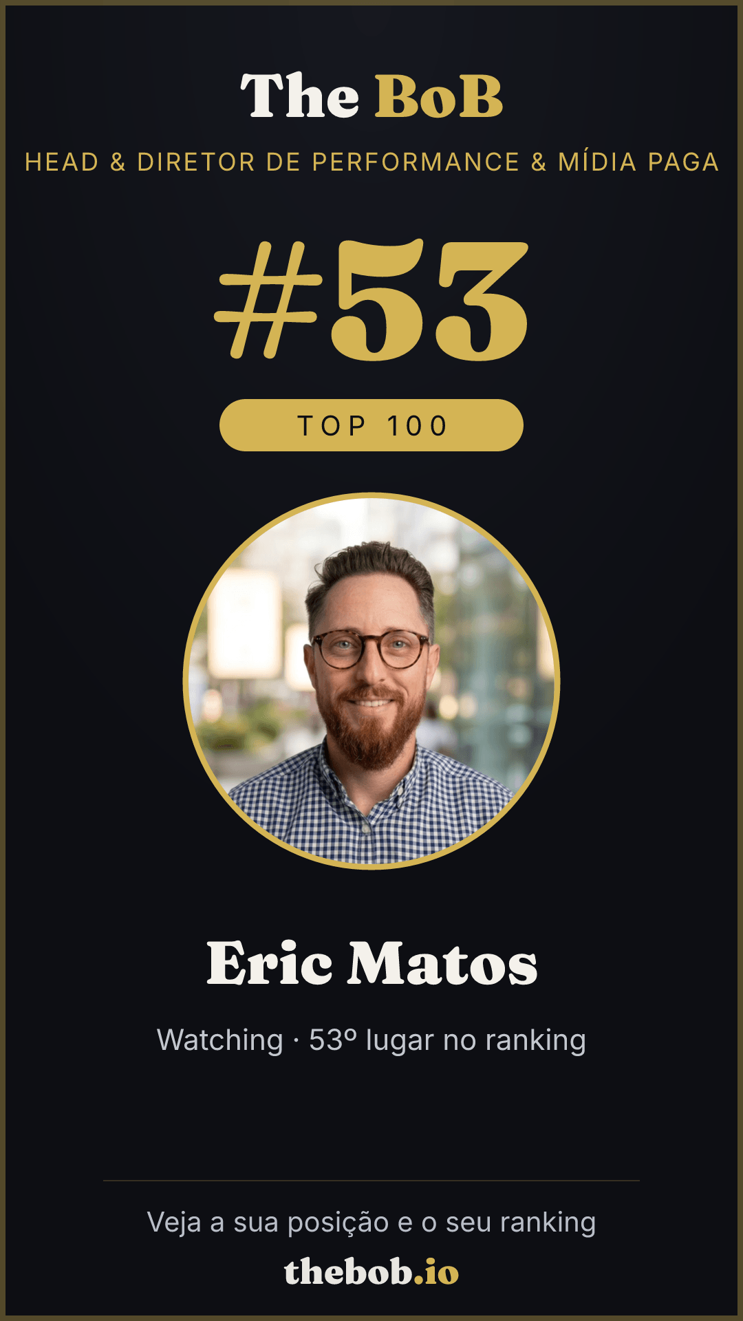 Selo The BoB · Eric Matos