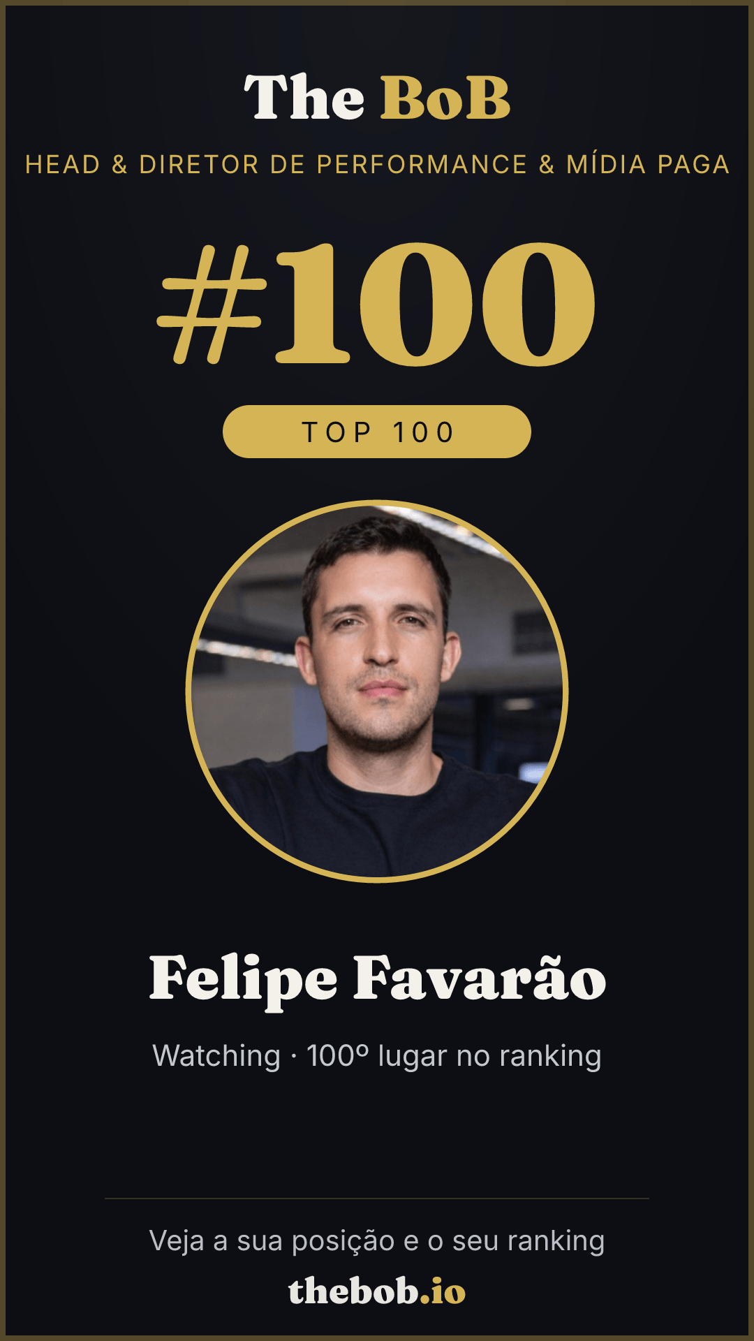Selo The BoB · Felipe Favarão