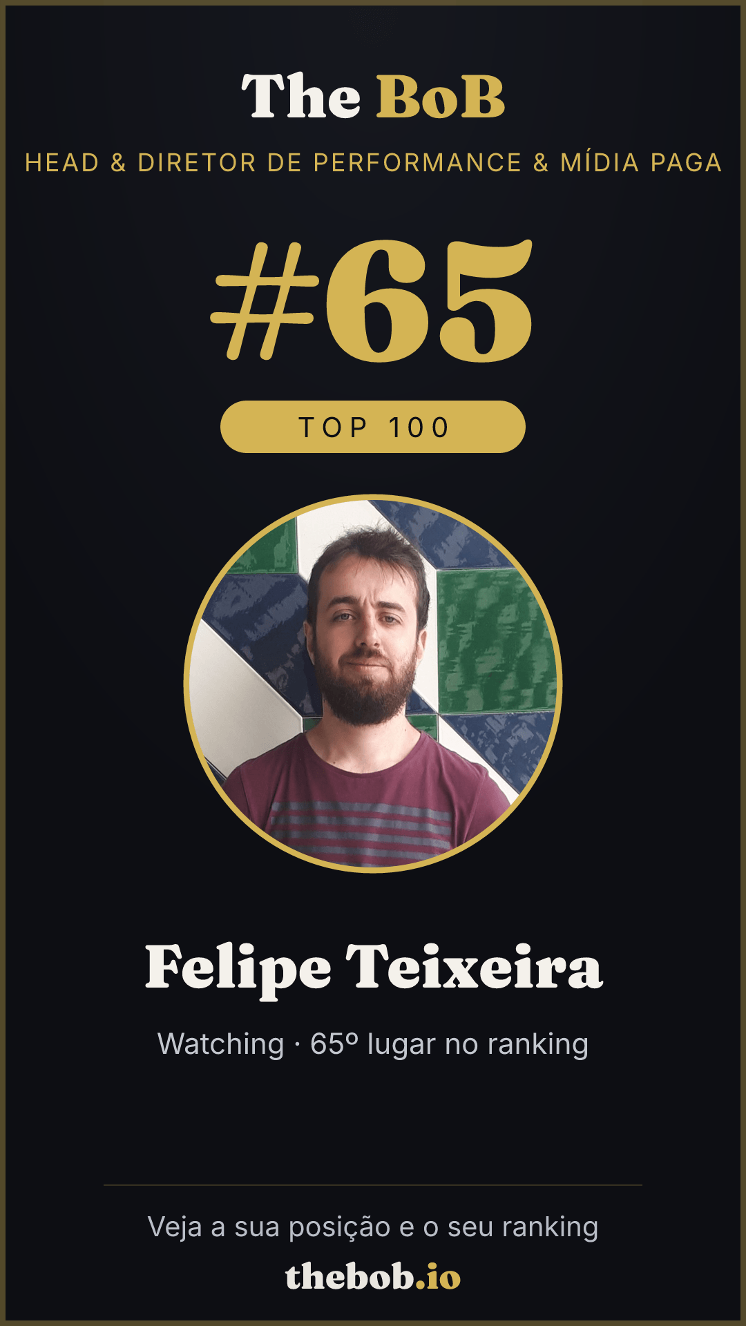 Selo The BoB · Felipe Teixeira