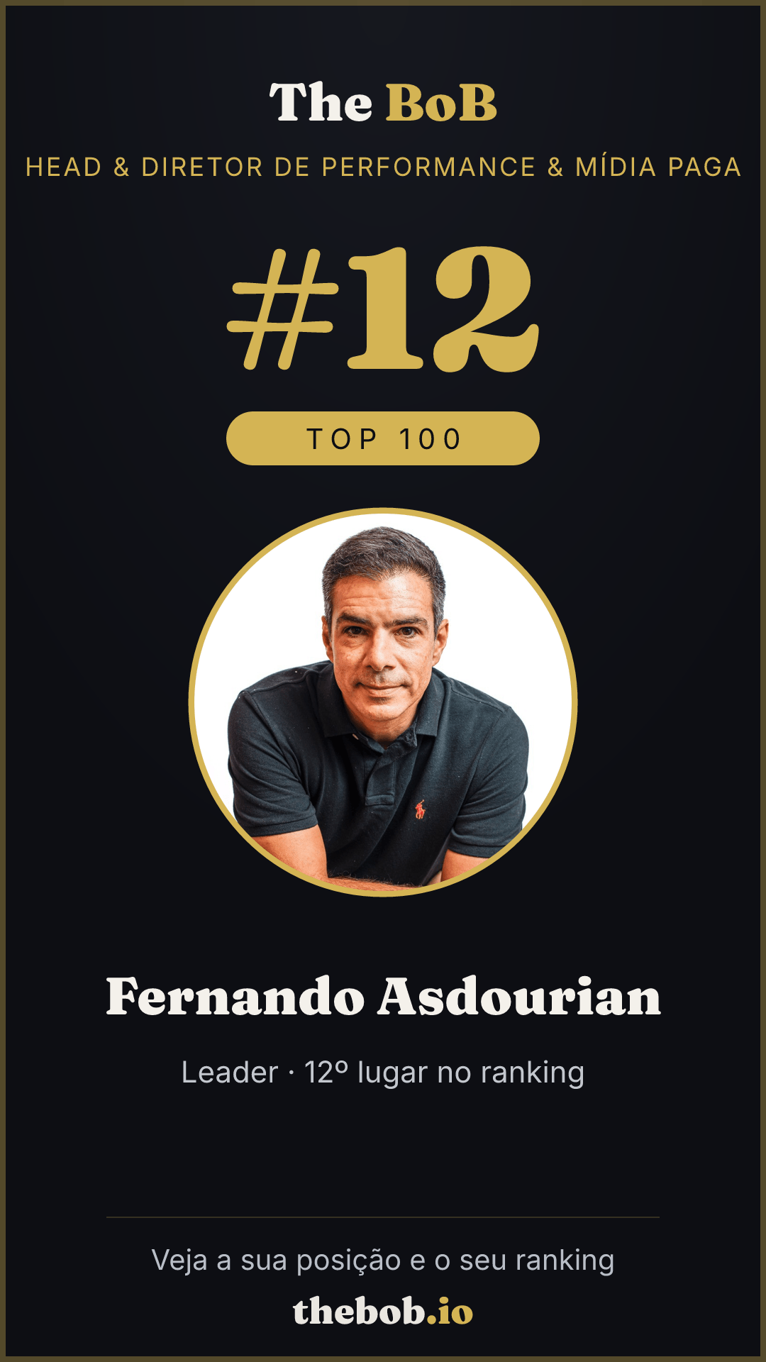 Selo The BoB · Fernando Asdourian