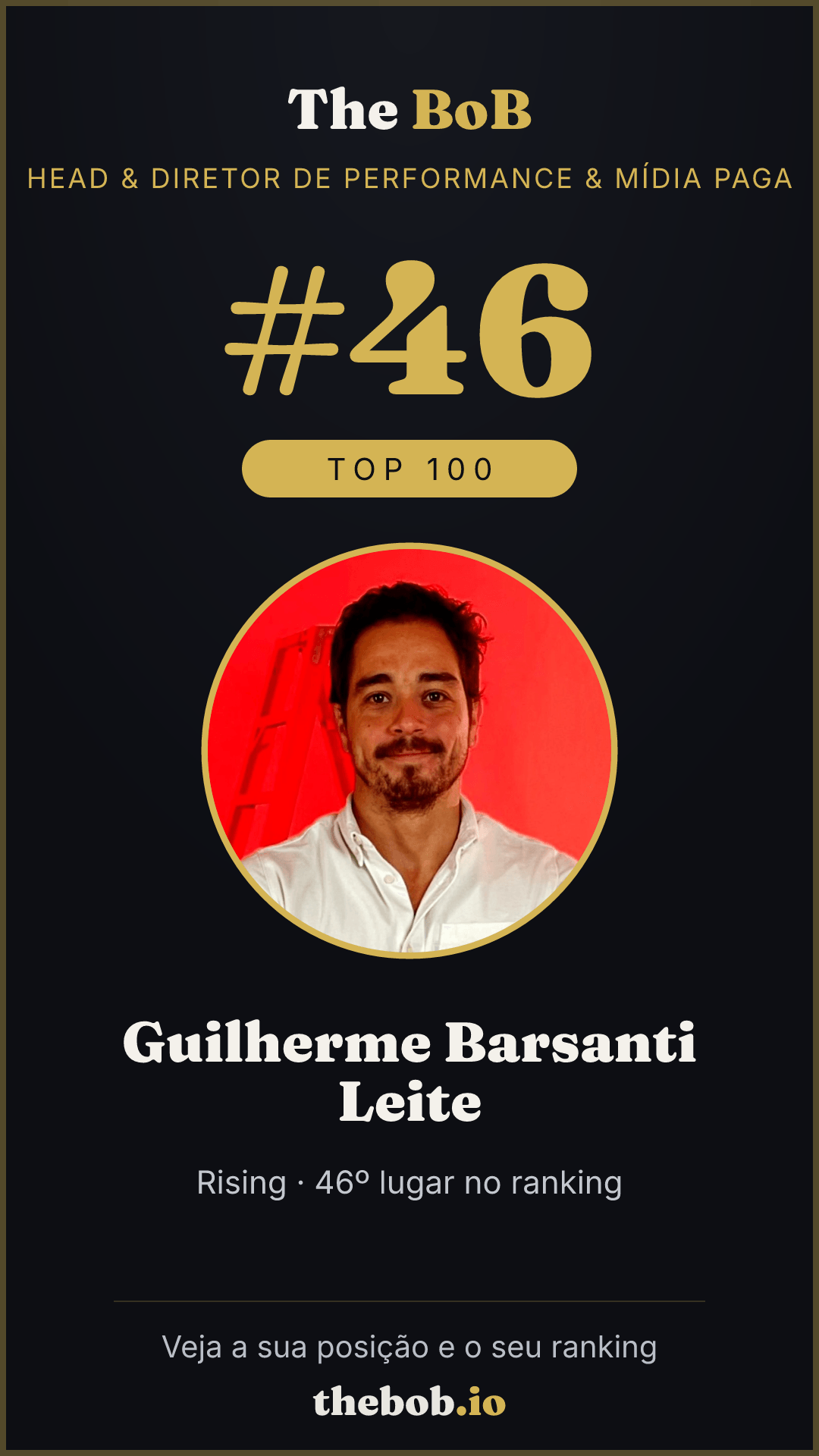 Selo The BoB · Guilherme Barsanti Leite