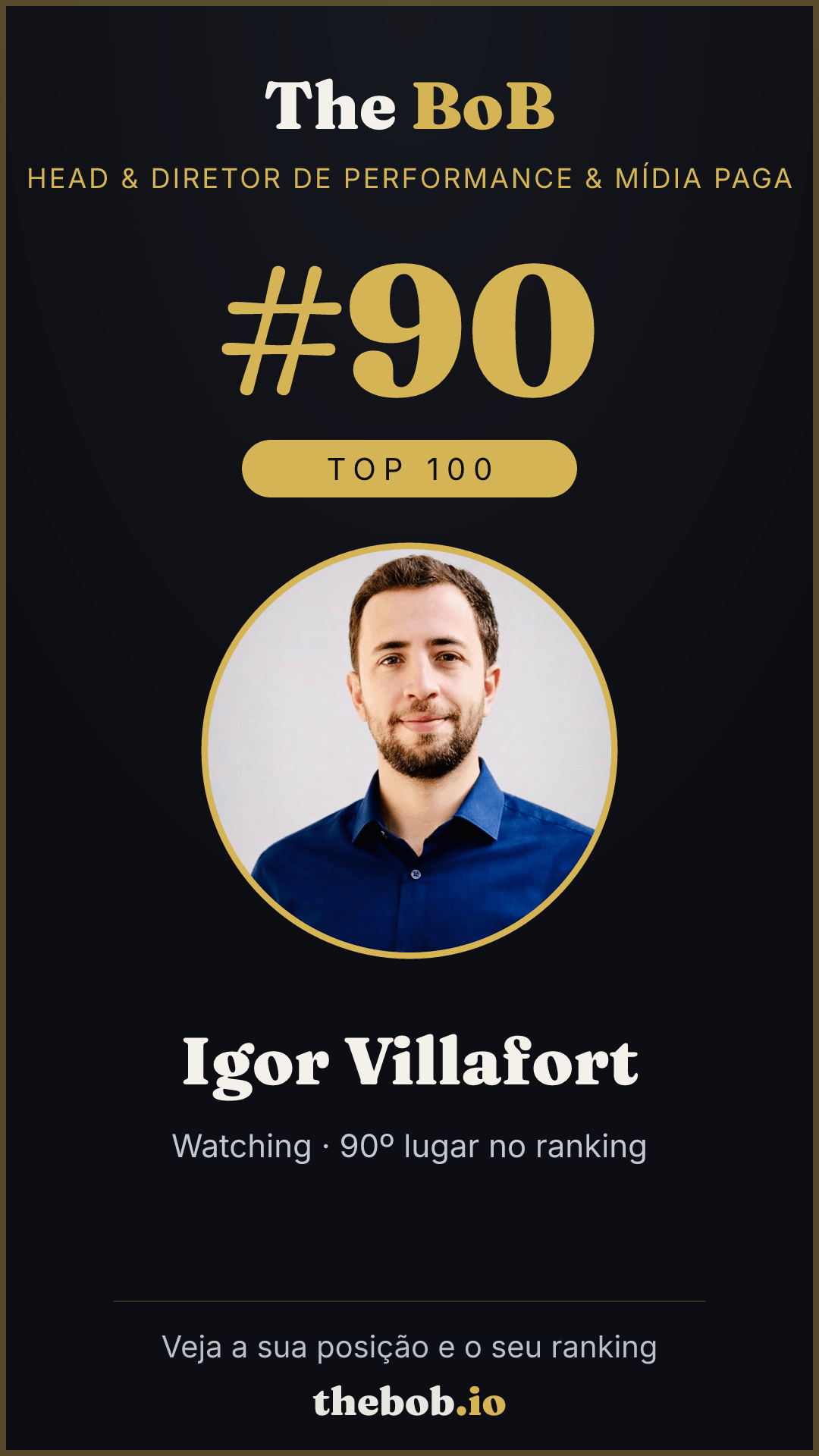 Selo The BoB · Igor Villafort