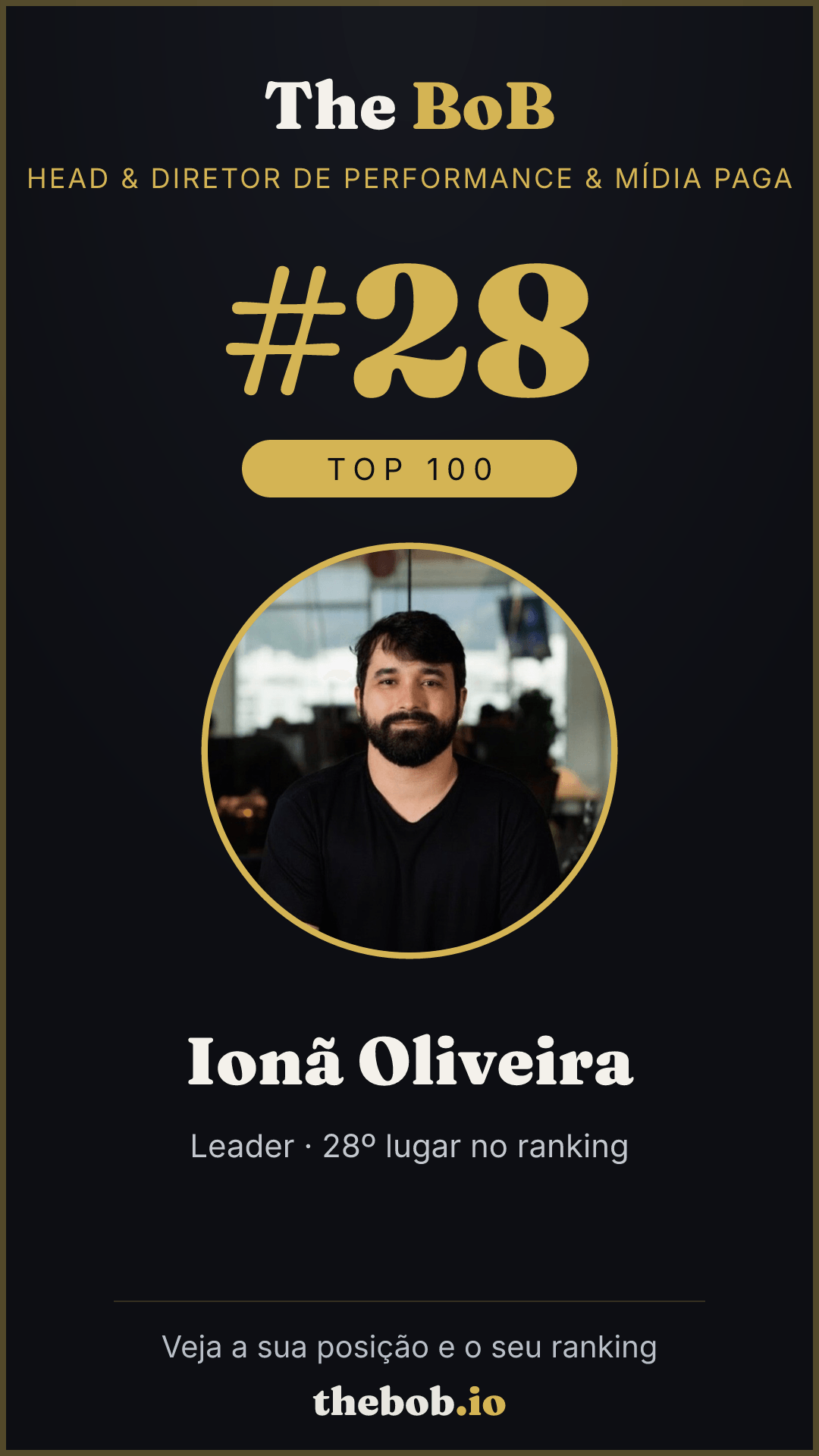 Selo The BoB · Ionã Oliveira
