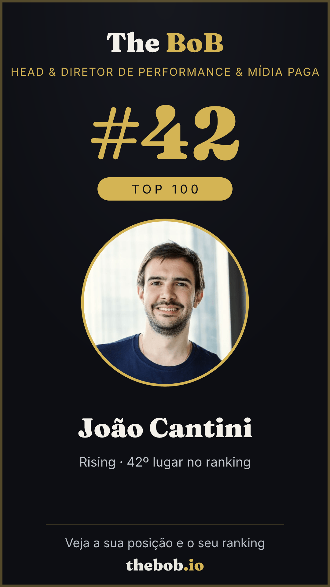 Selo The BoB · João Cantini