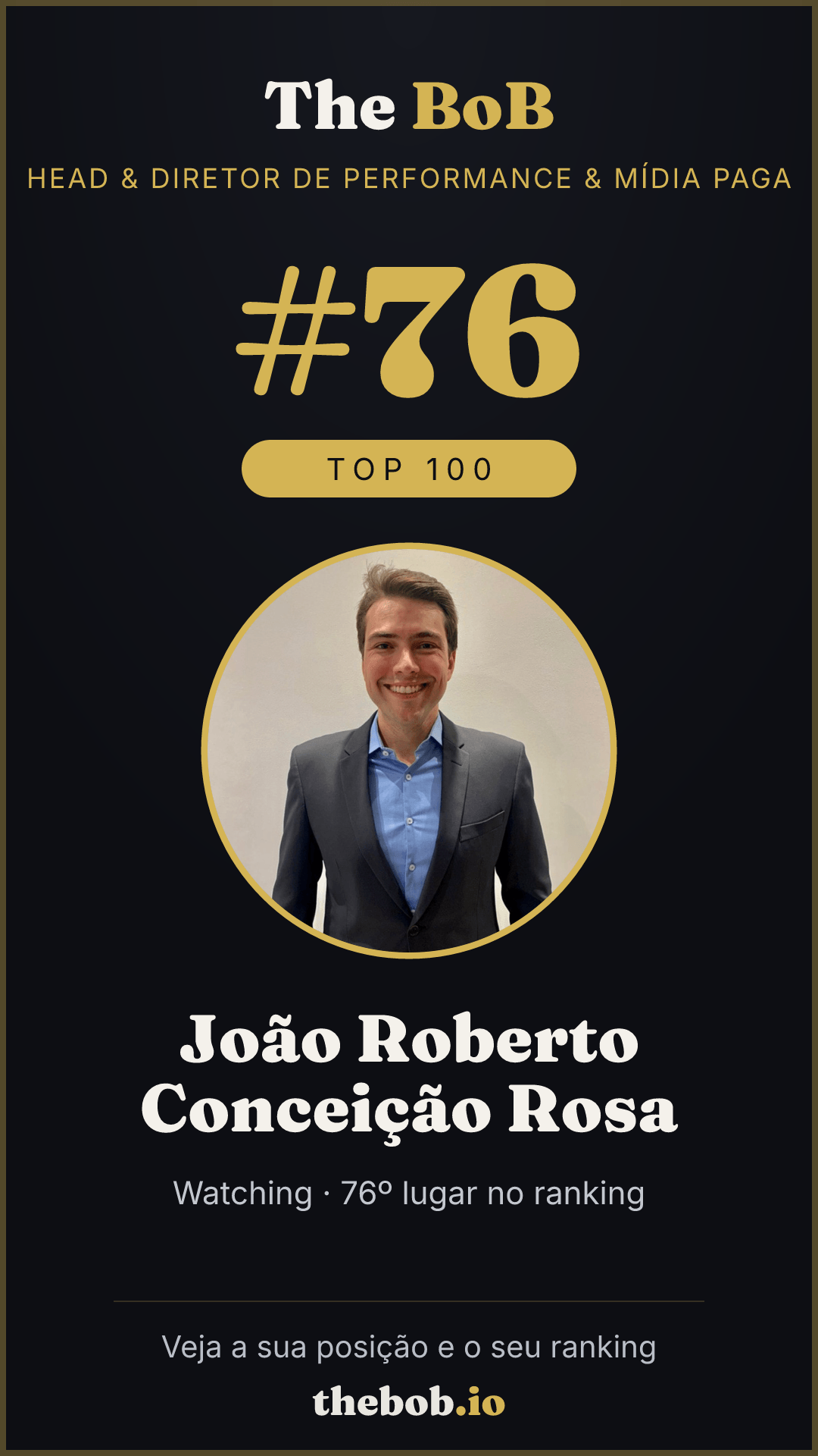 Selo The BoB · João Roberto Conceição Rosa