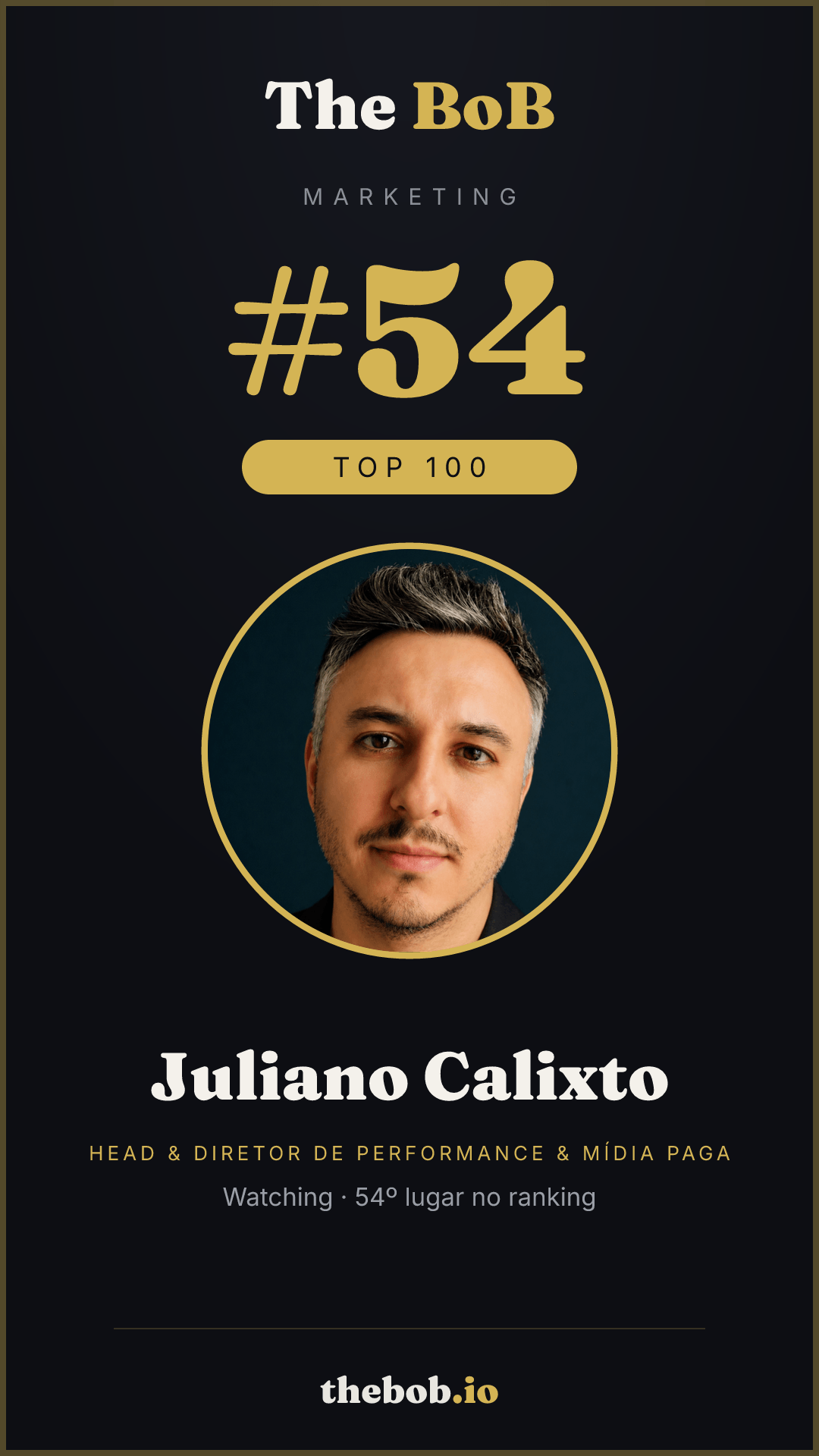 Selo The BoB · Juliano Calixto