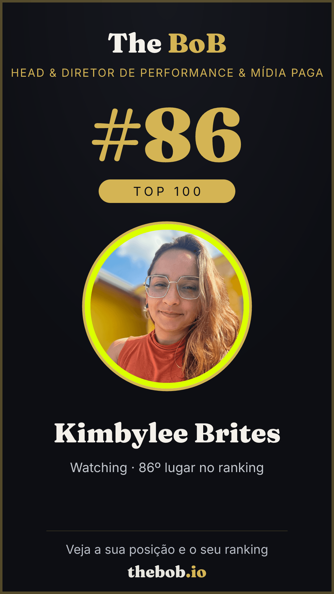 Selo The BoB · Kimbylee Brites