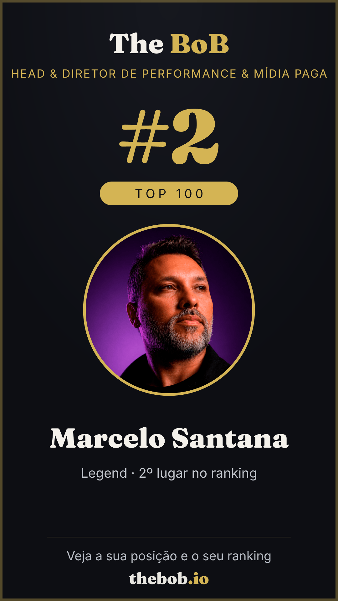 Selo The BoB · Marcelo Santana