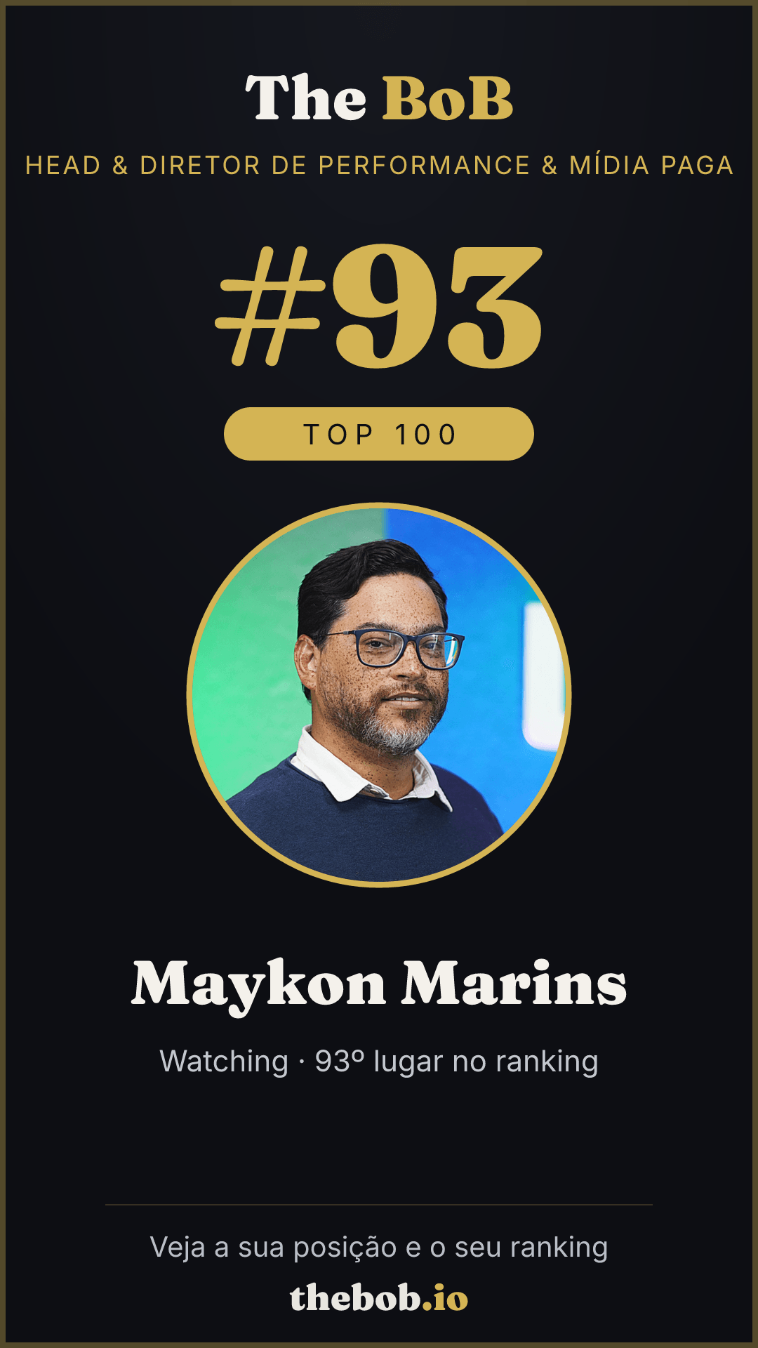 Selo The BoB · Maykon Marins