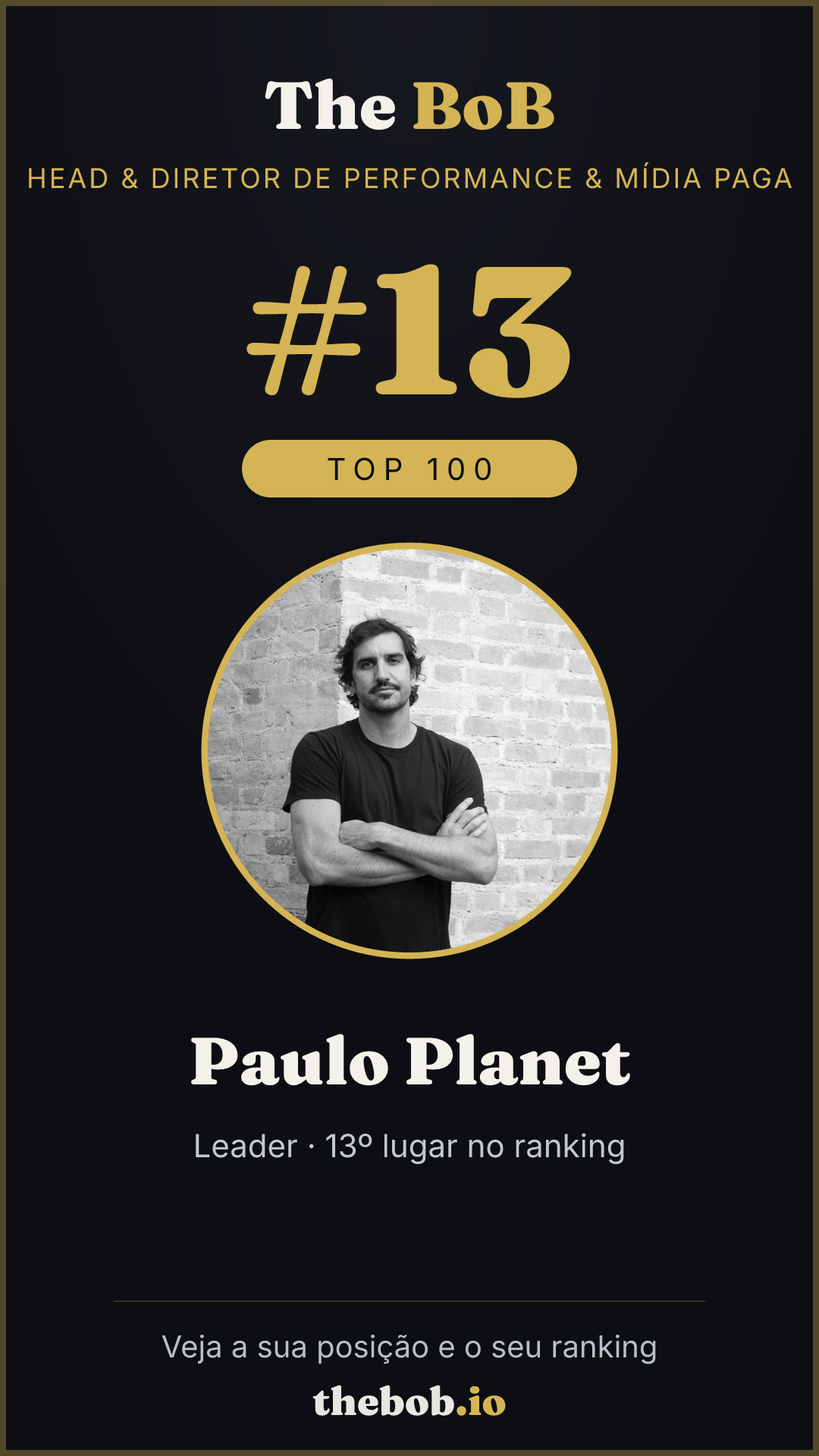 Selo The BoB · Paulo Planet