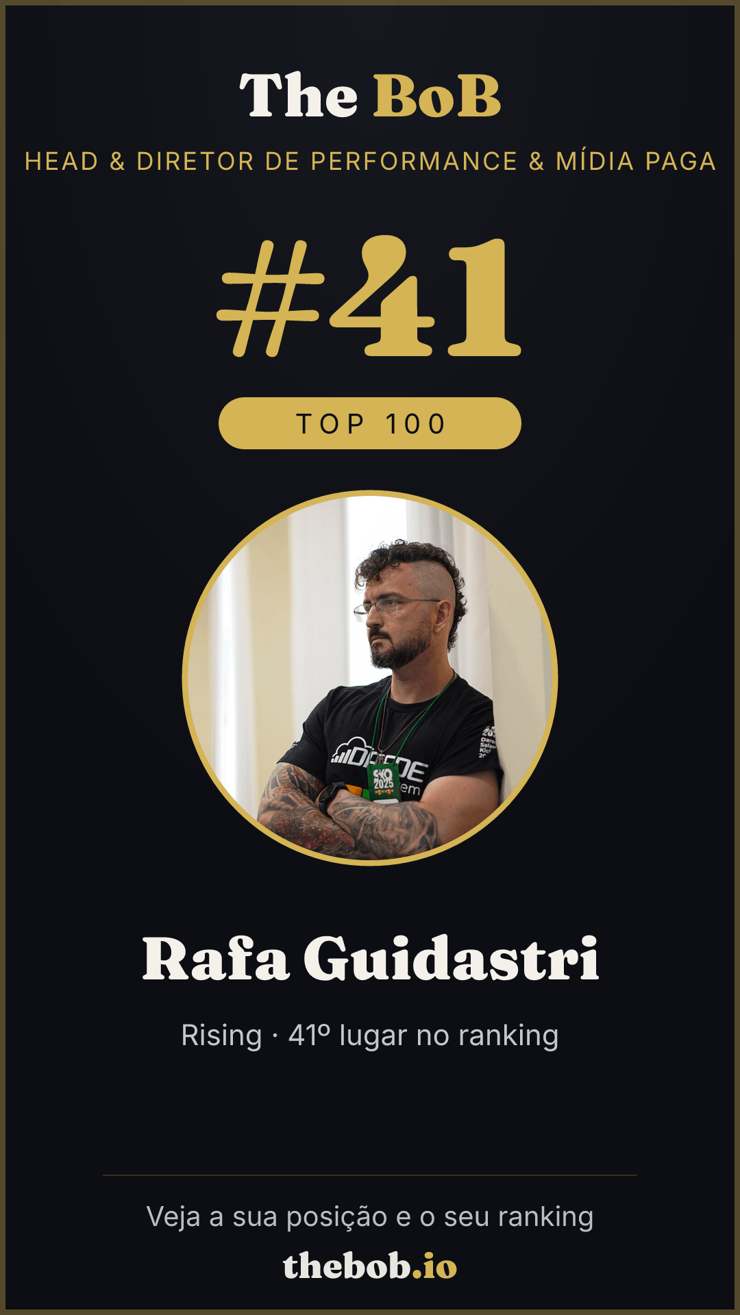 Selo The BoB · Rafa Guidastri