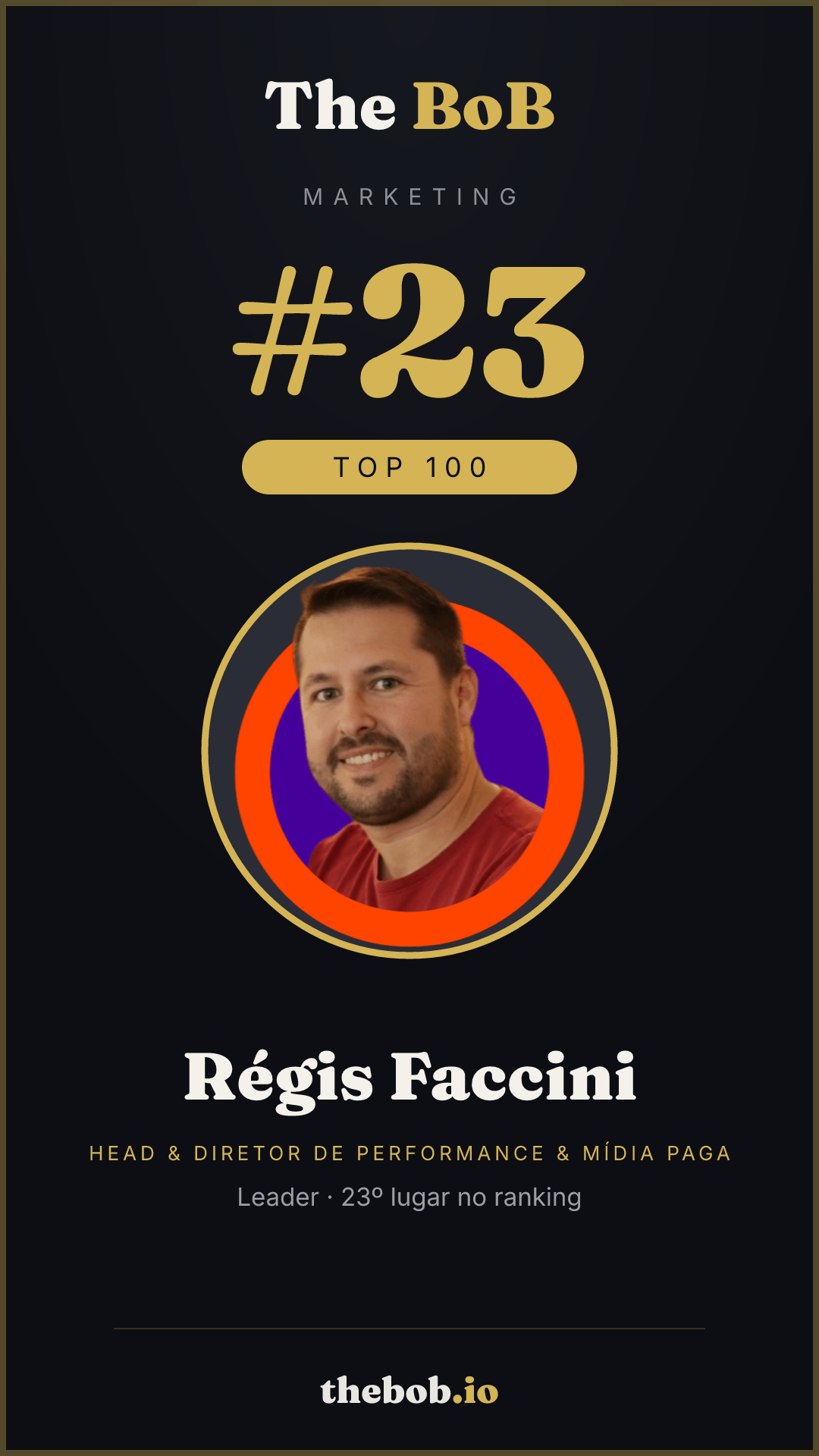 Selo The BoB · Régis Faccini
