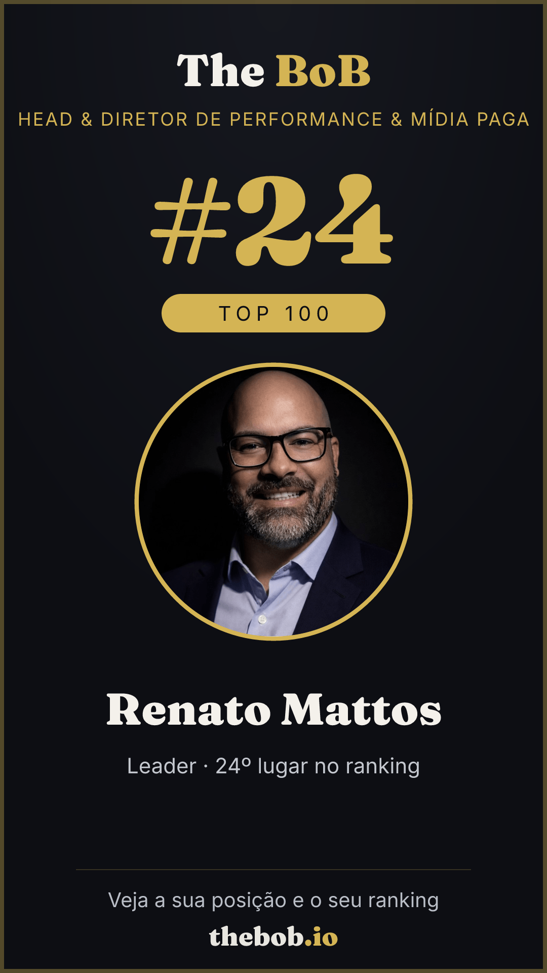 Selo The BoB · Renato Mattos