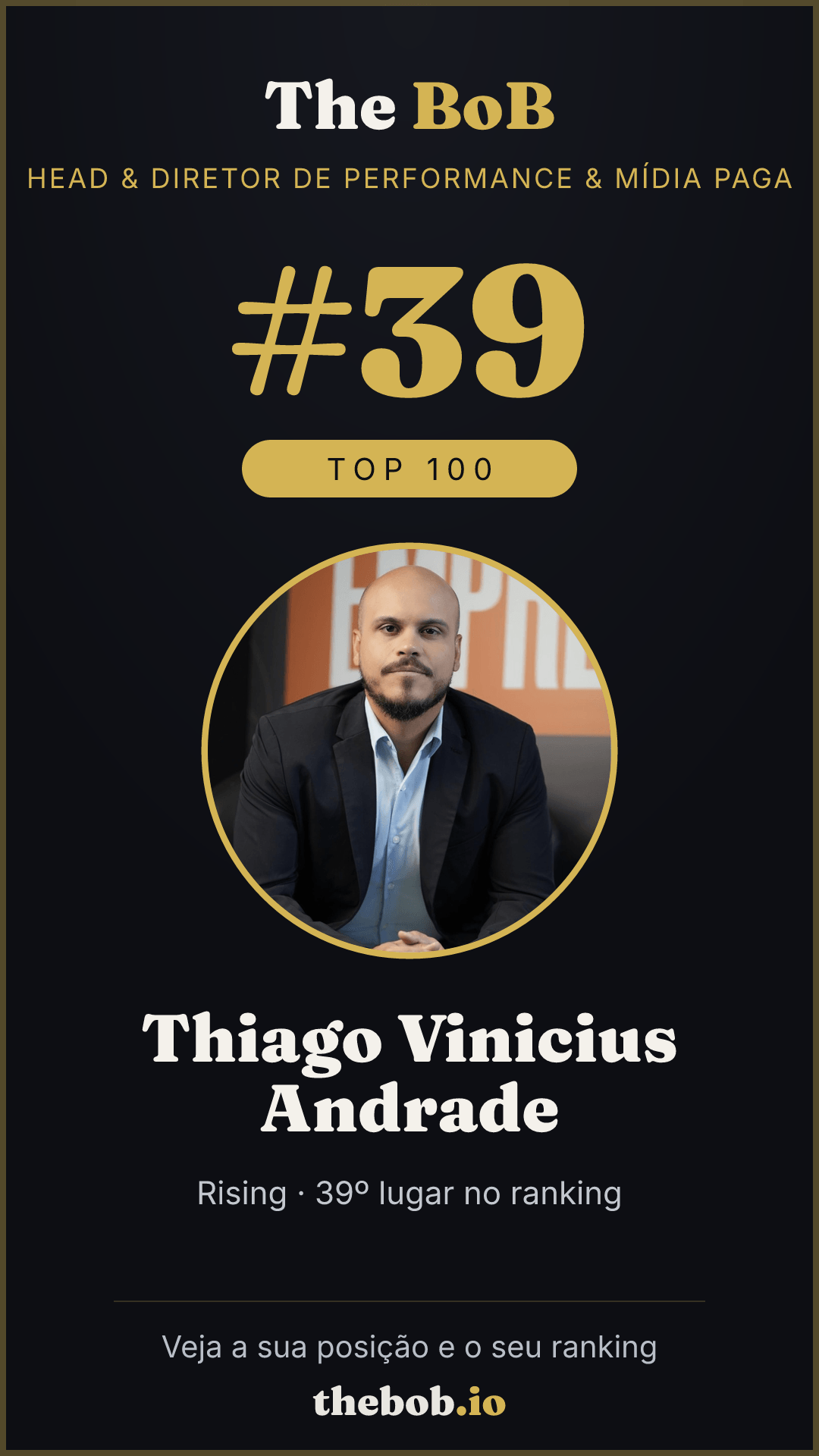 Selo The BoB · Thiago Vinicius Andrade