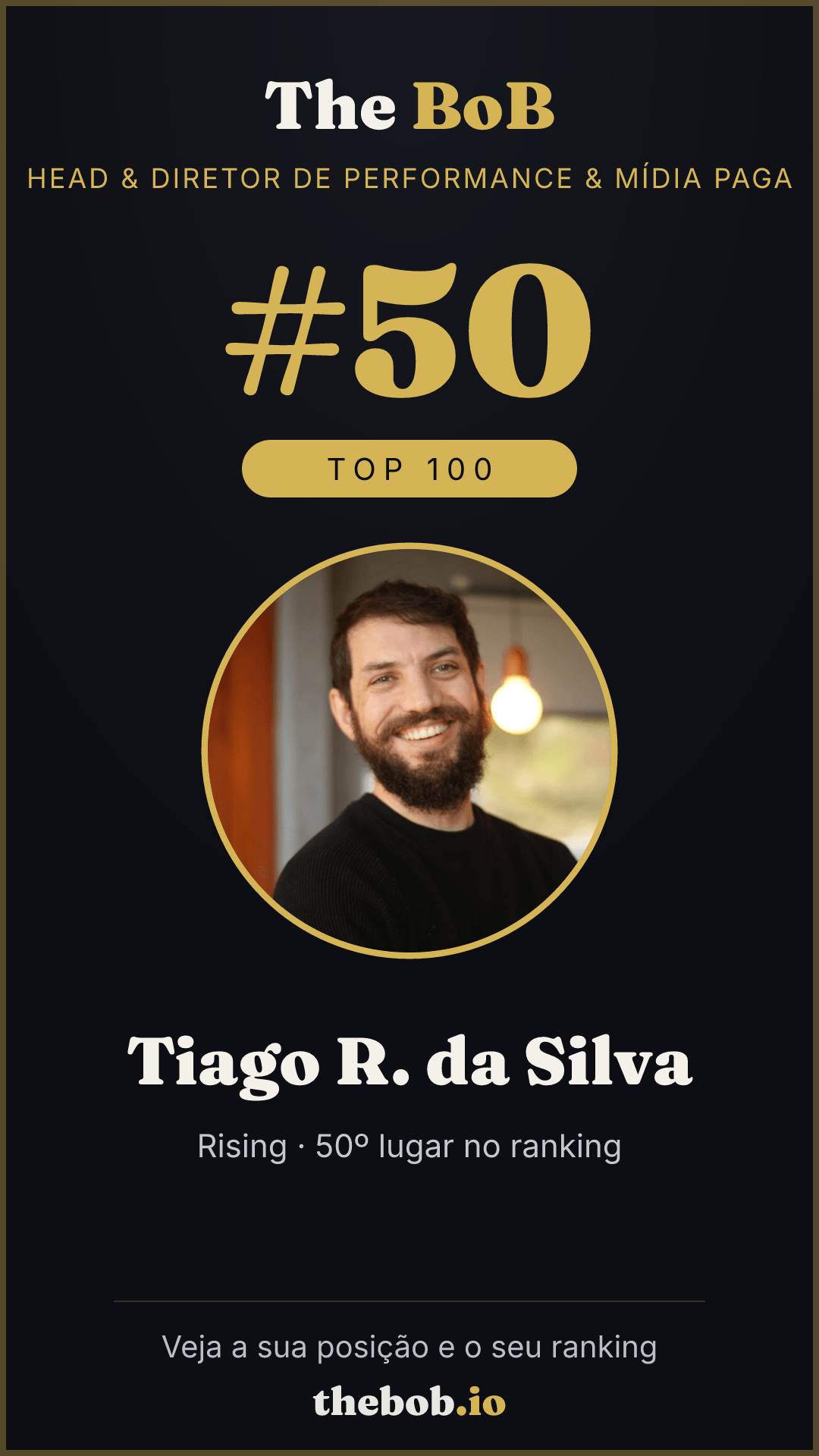 Selo The BoB · Tiago R. da Silva