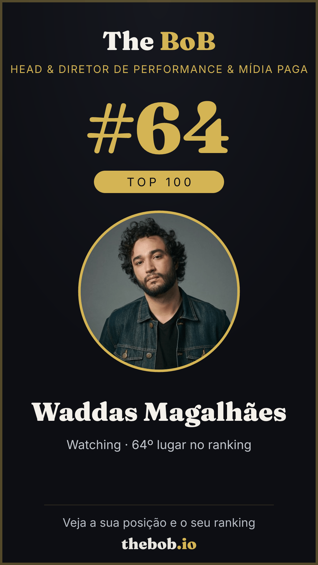 Selo The BoB · Waddas Magalhães