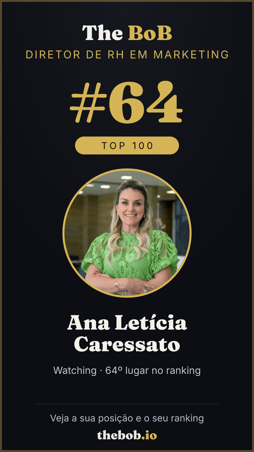 Selo The BoB · Ana Letícia Caressato