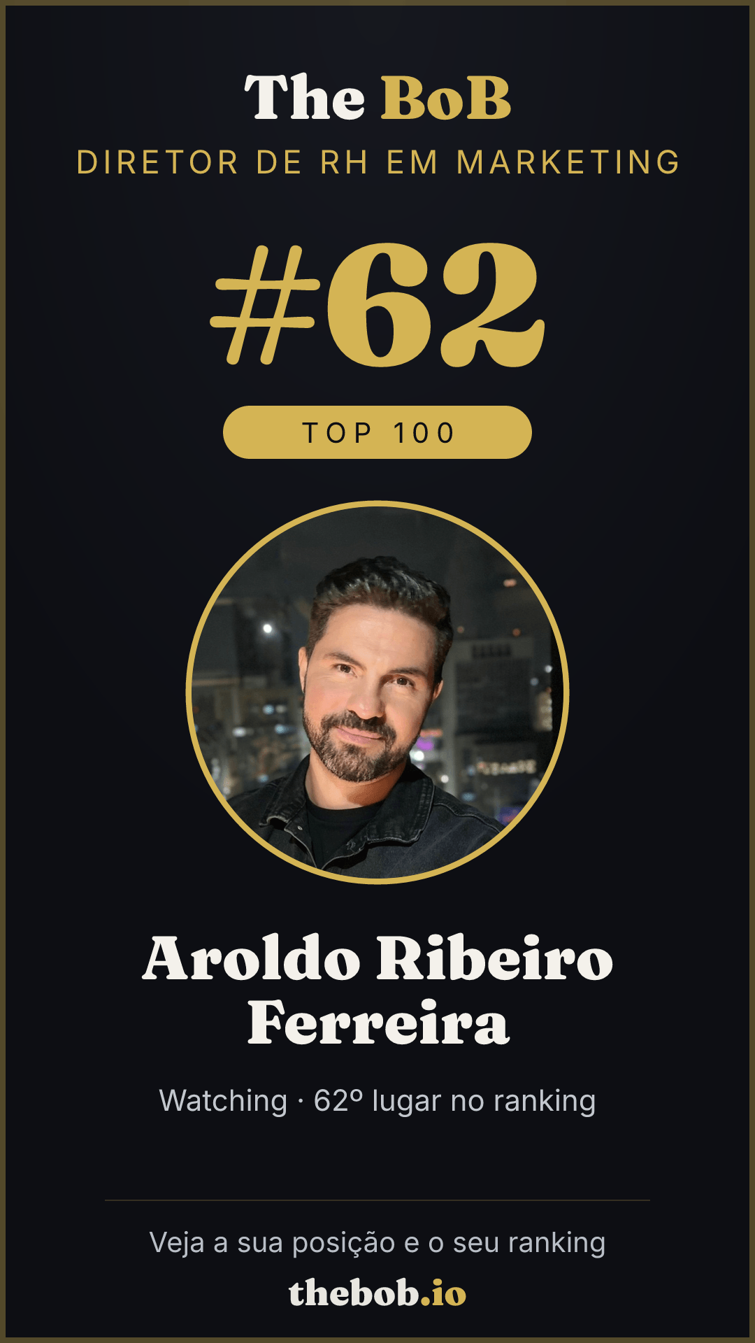 Selo The BoB · Aroldo Ribeiro Ferreira