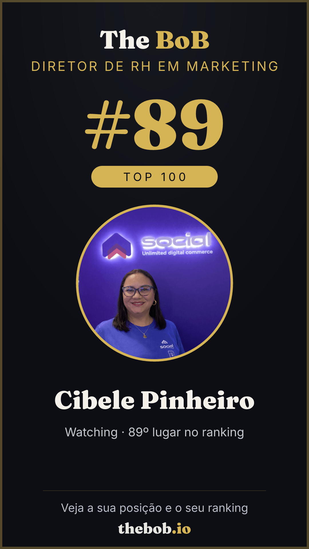 Selo The BoB · Cibele Pinheiro