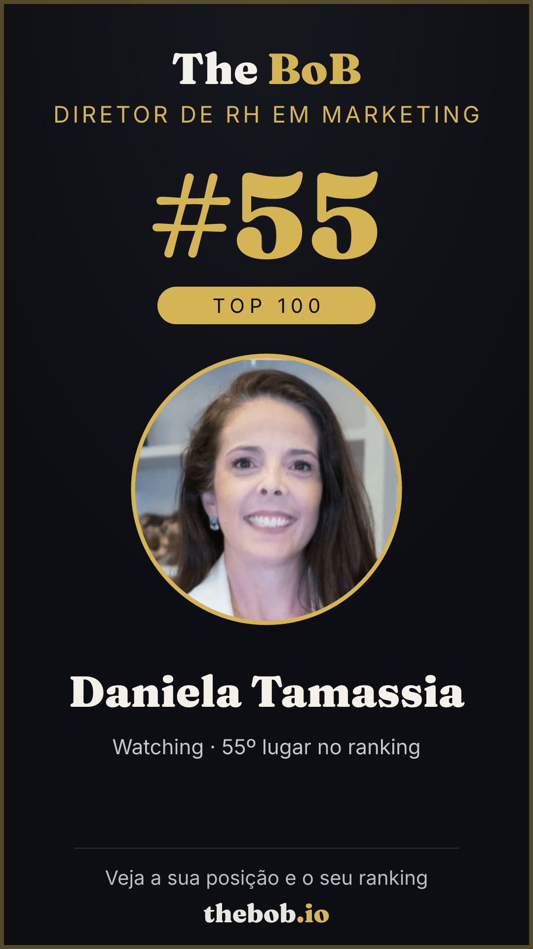 Selo The BoB · Daniela Tamassia