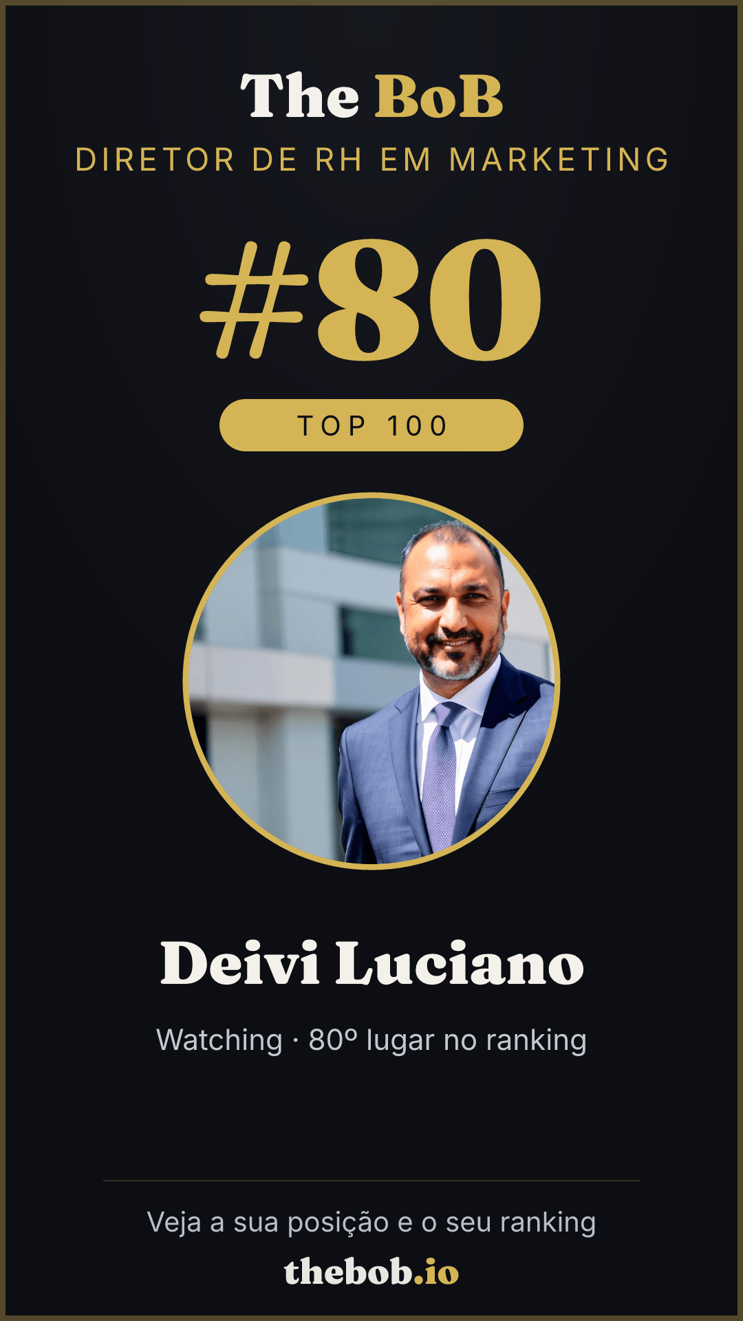 Selo The BoB · Deivi Luciano