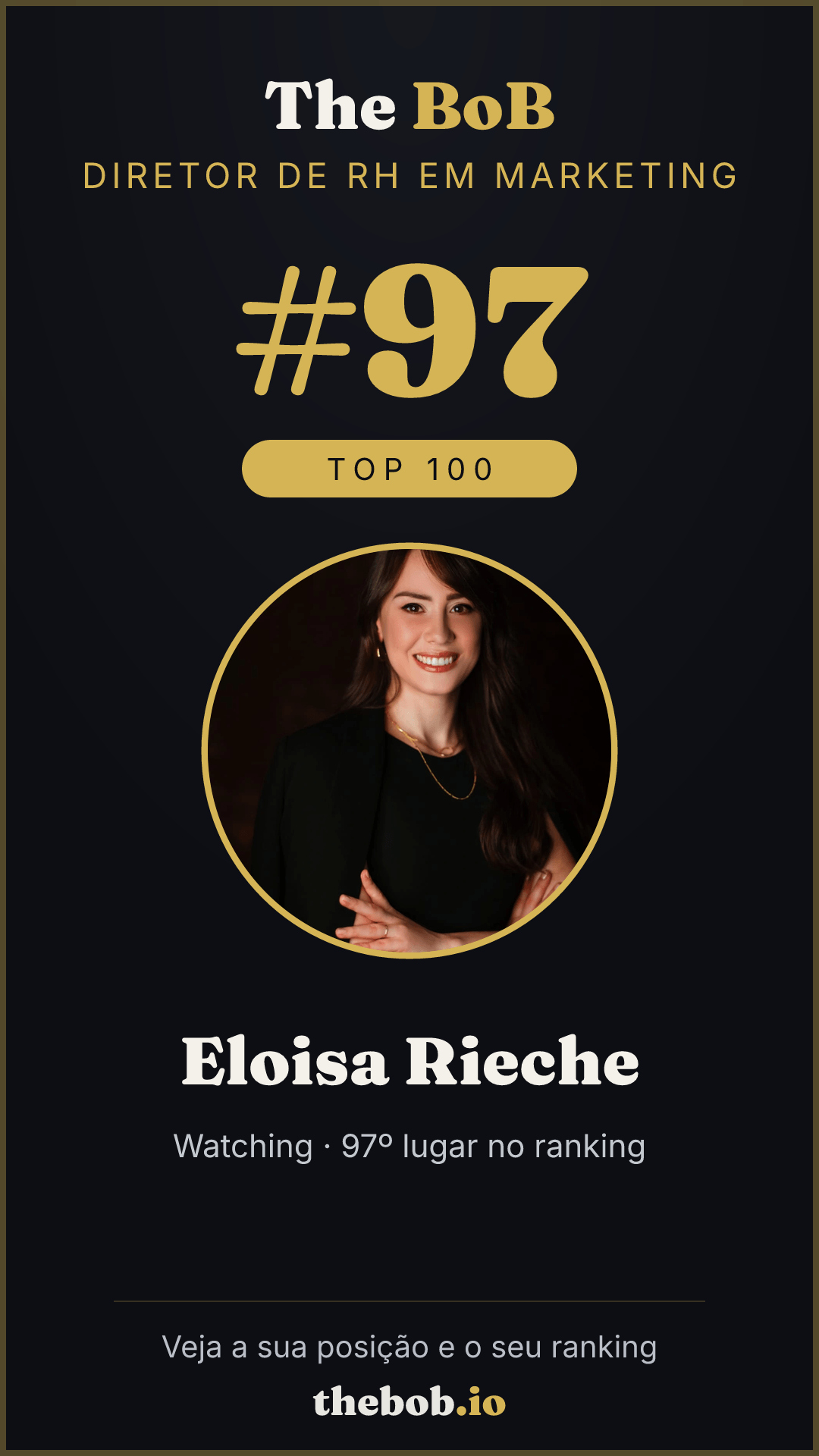 Selo The BoB · Eloisa Rieche