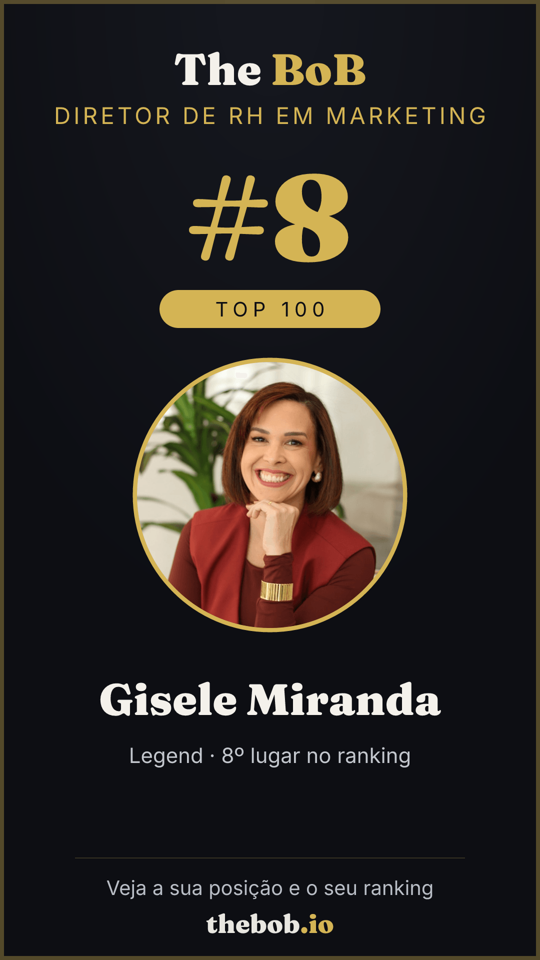 Selo The BoB · Gisele Miranda