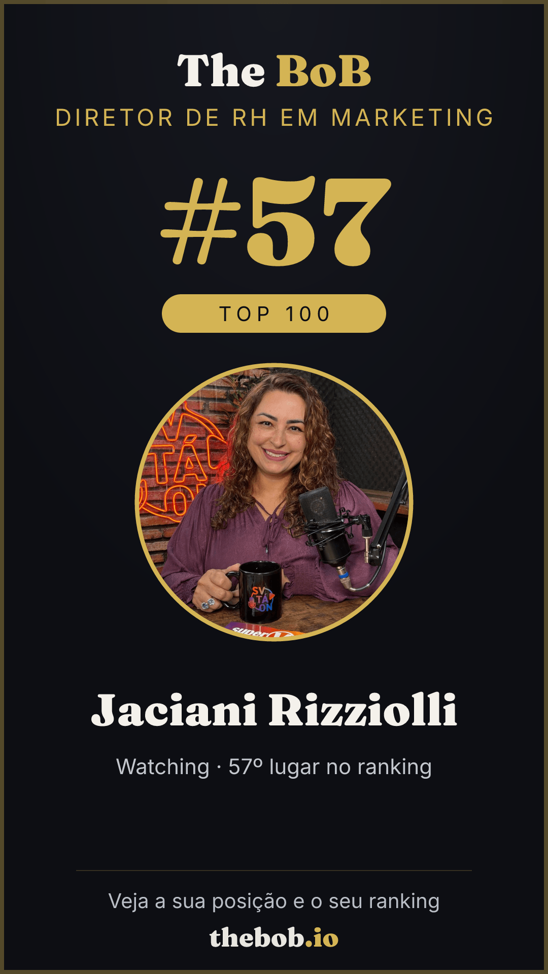 Selo The BoB · Jaciani Rizziolli