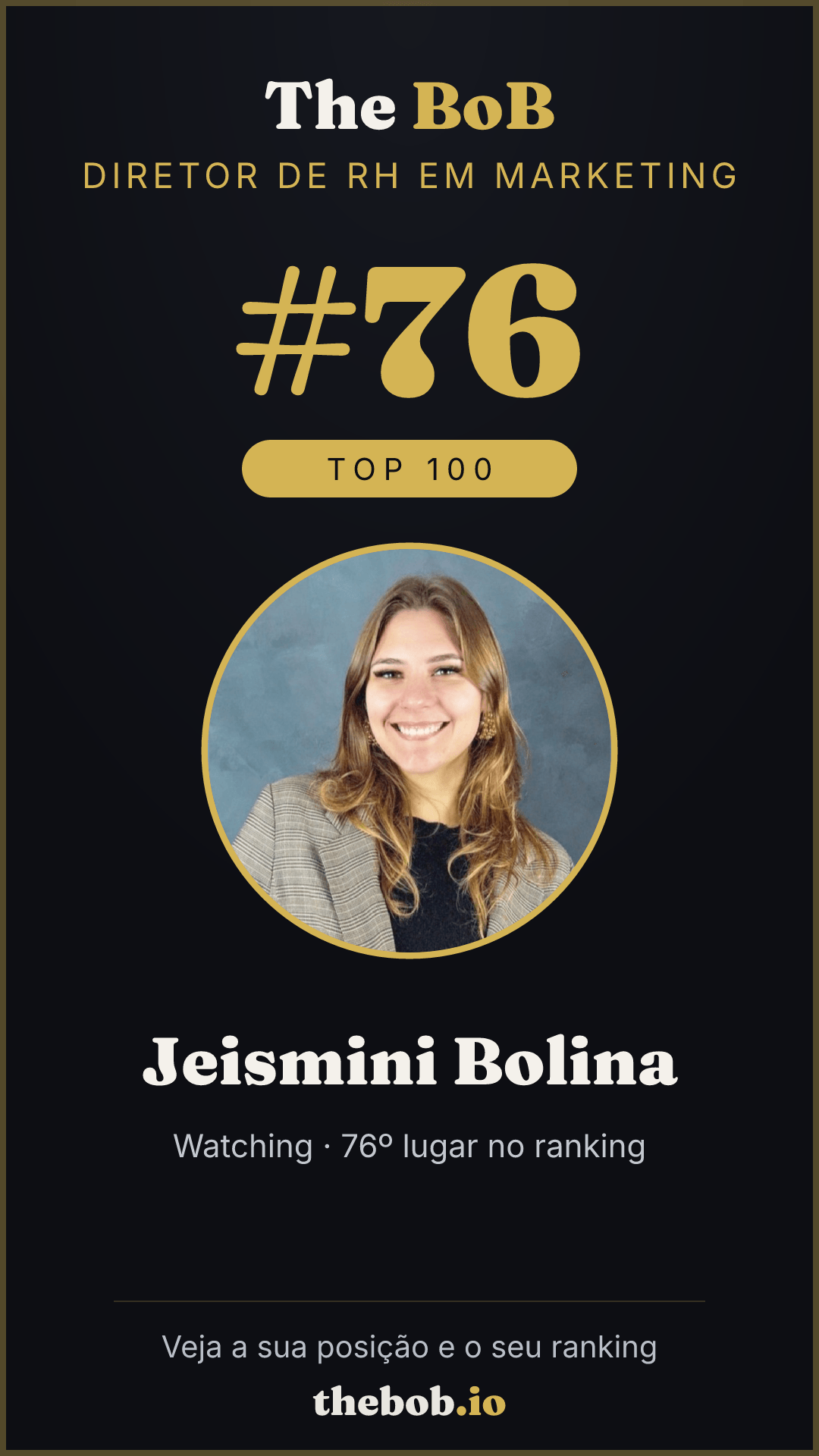 Selo The BoB · Jeismini Bolina
