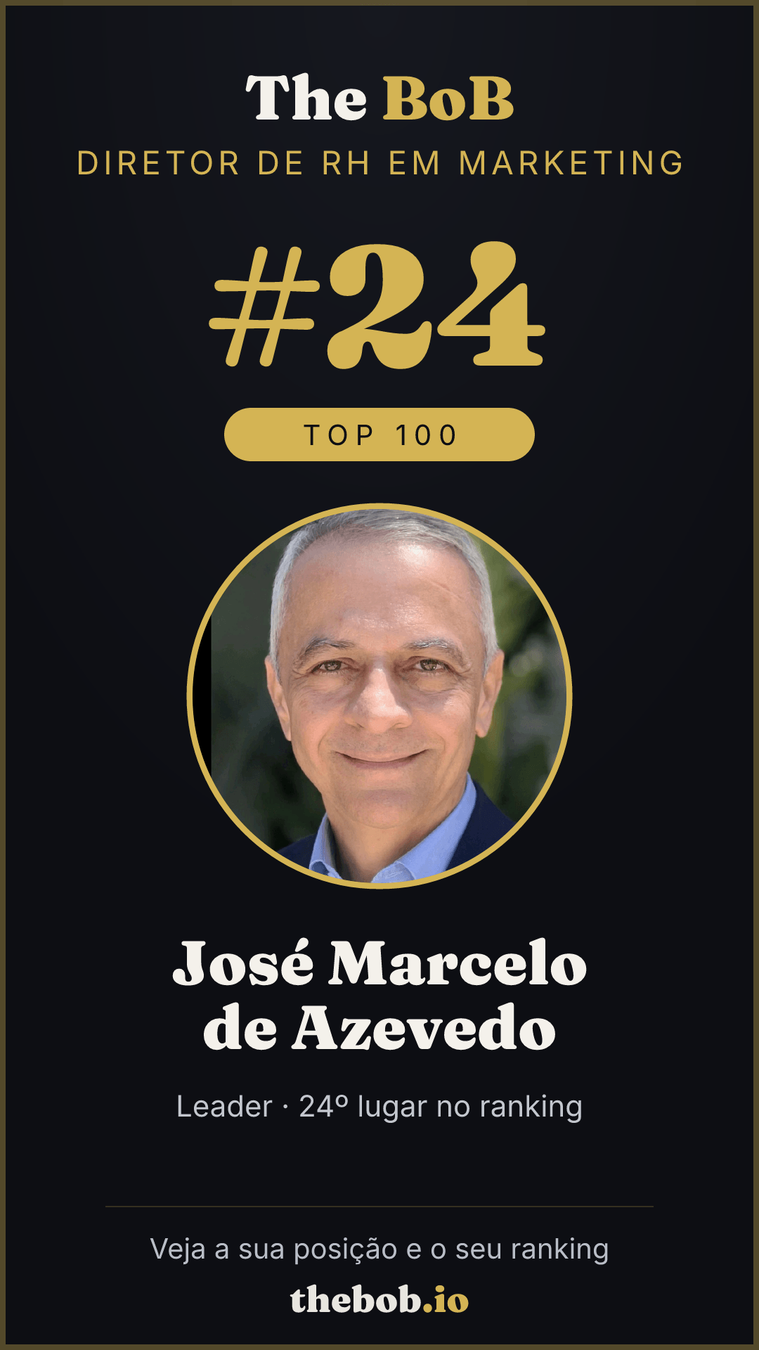 Selo The BoB · José Marcelo de Azevedo