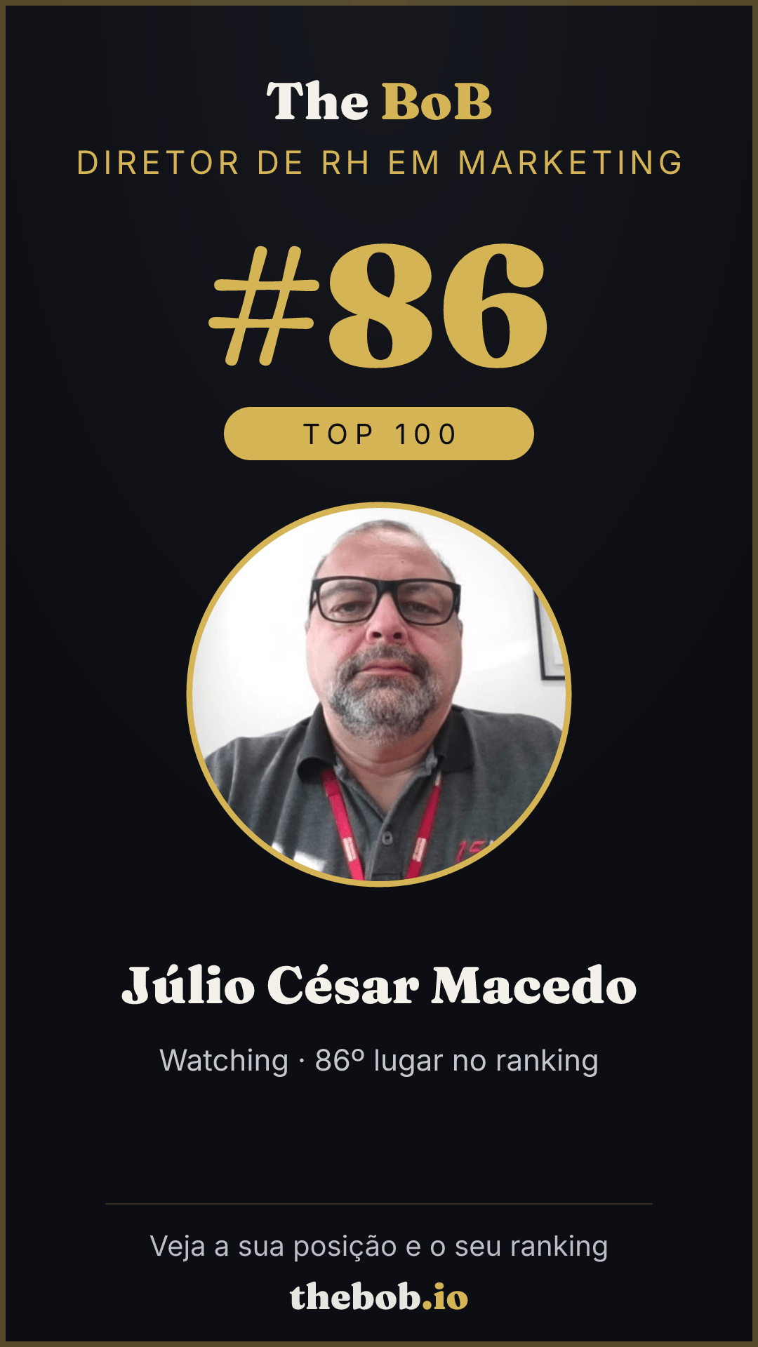 Selo The BoB · Júlio César Macedo