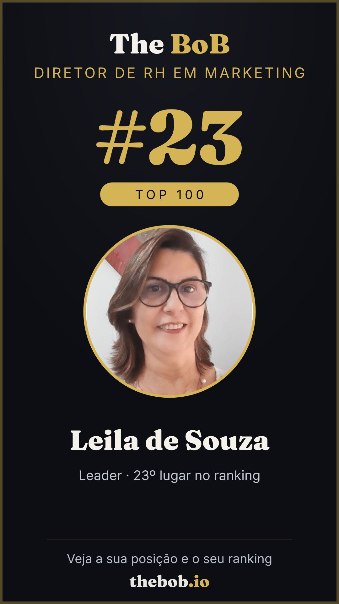 Selo The BoB · Leila de Souza