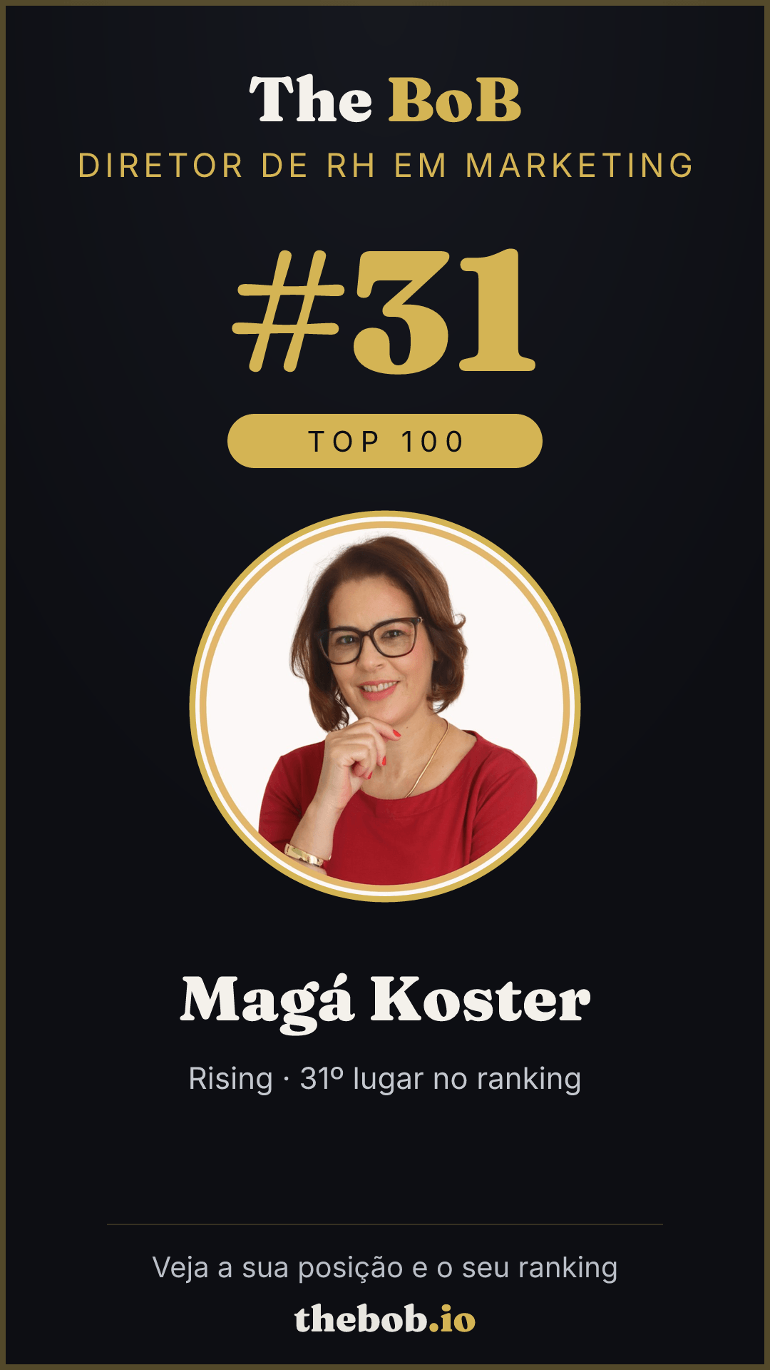 Selo The BoB · Magá Koster