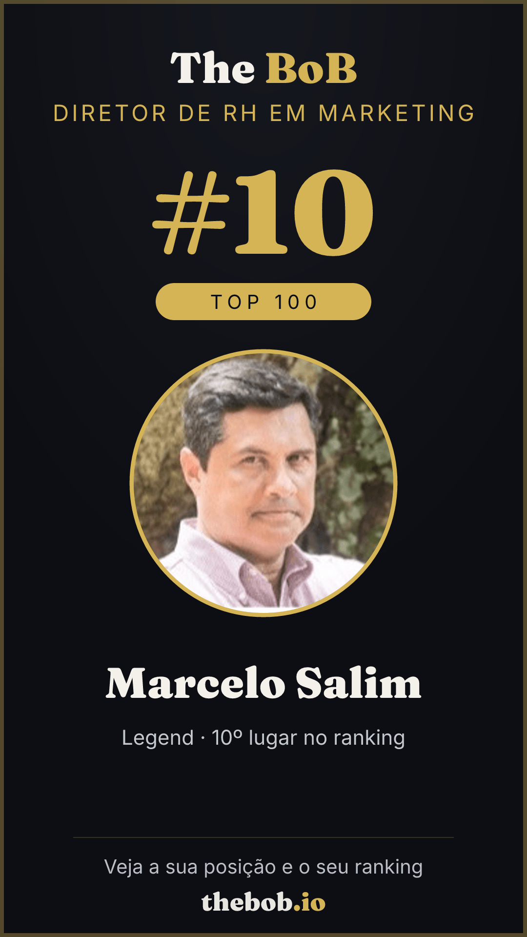 Selo The BoB · Marcelo Salim