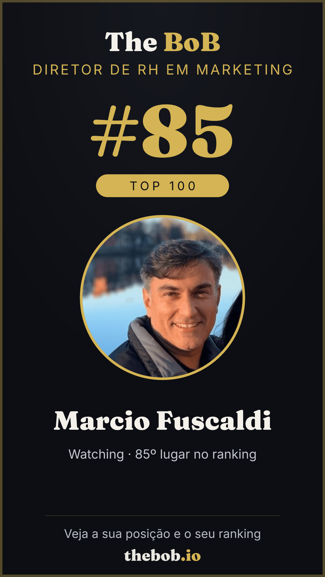Selo The BoB · Marcio Fuscaldi