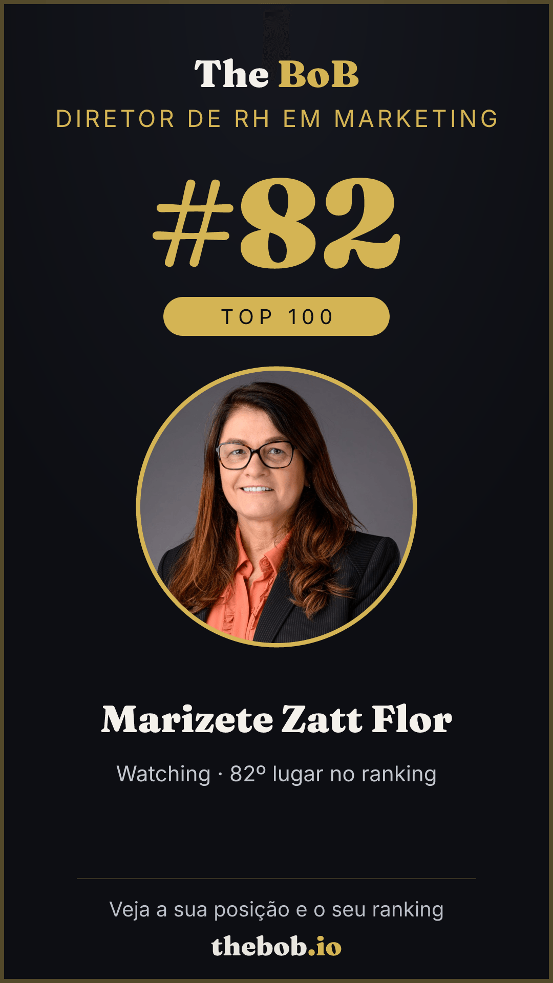 Selo The BoB · Marizete Zatt Flor