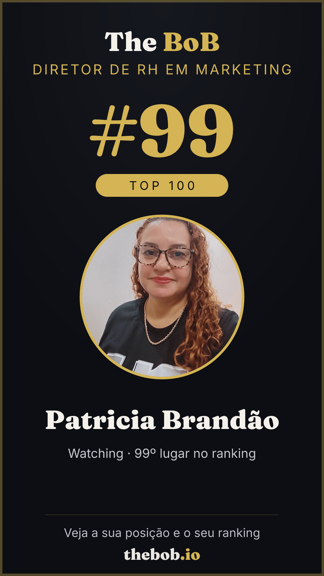 Selo The BoB · Patricia Brandão