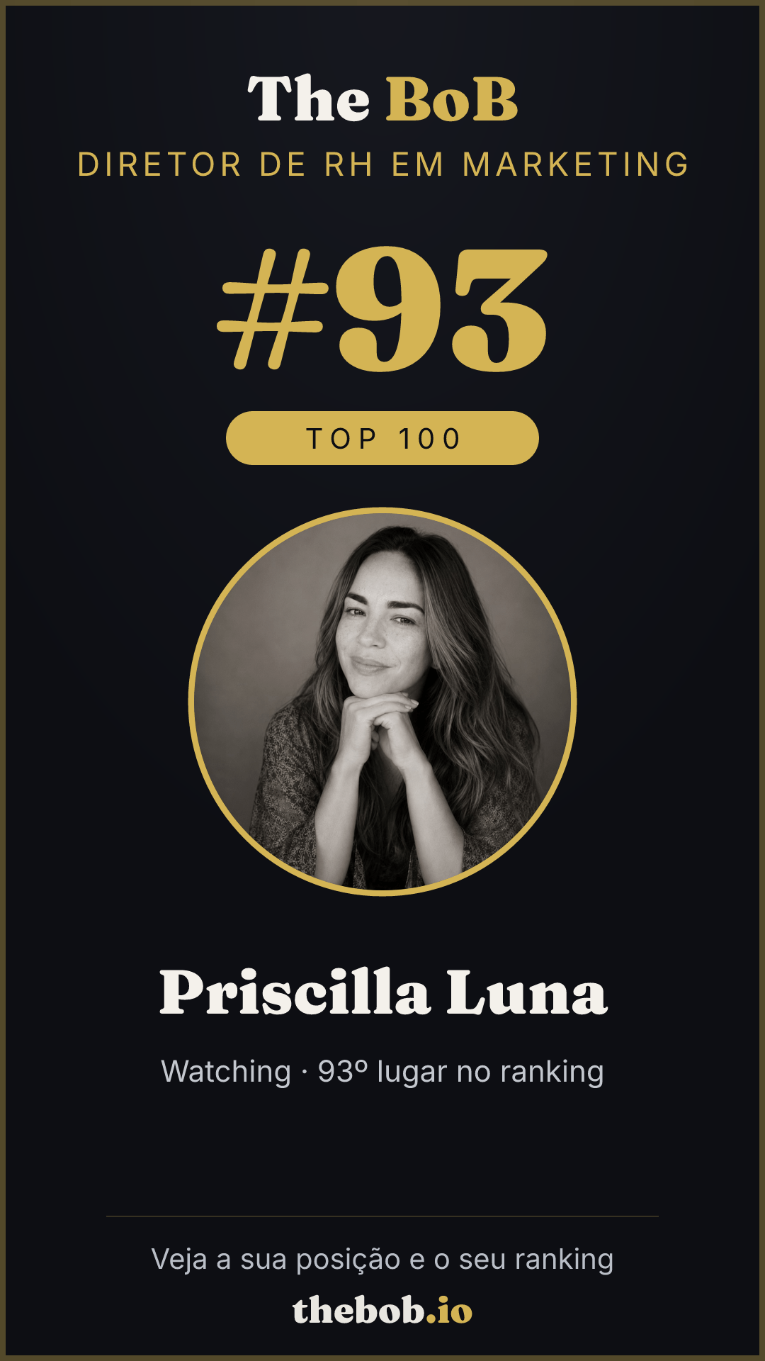 Selo The BoB · Priscilla Luna