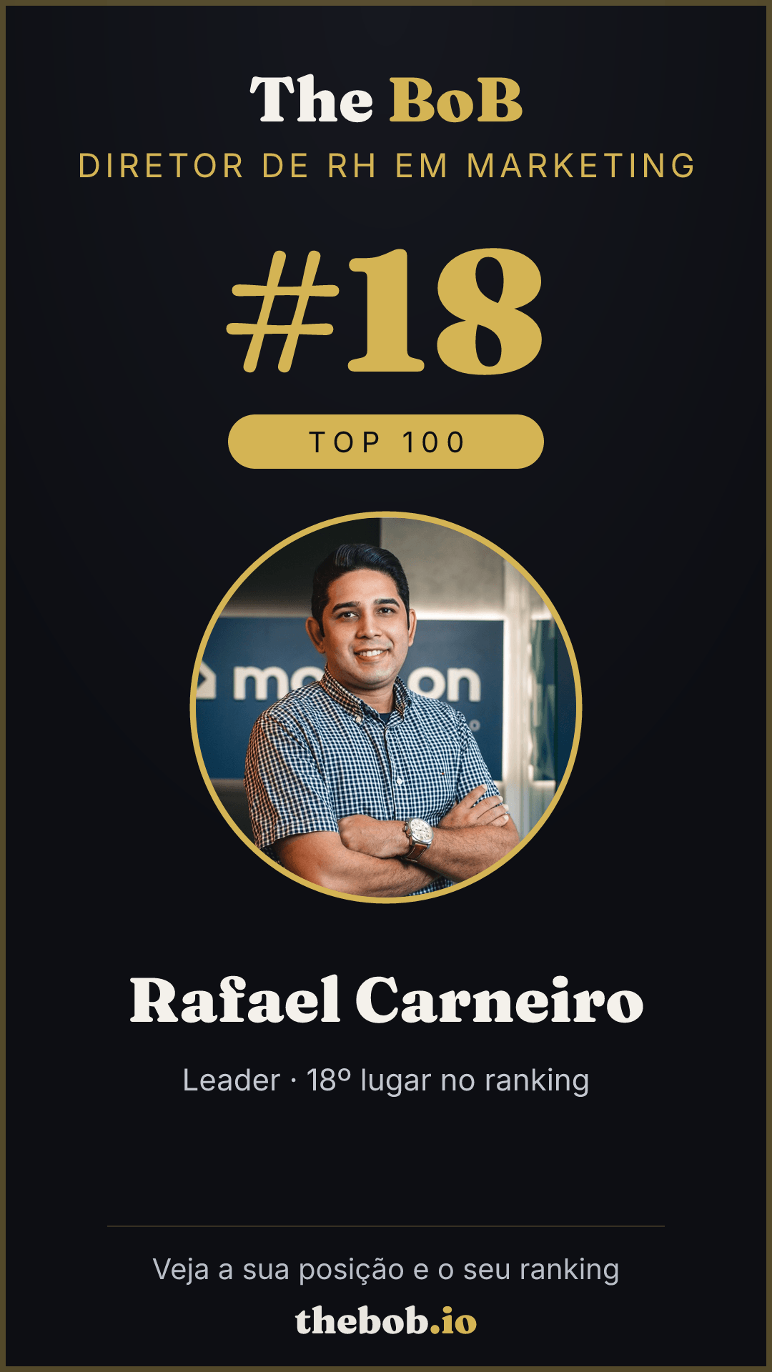 Selo The BoB · Rafael Carneiro