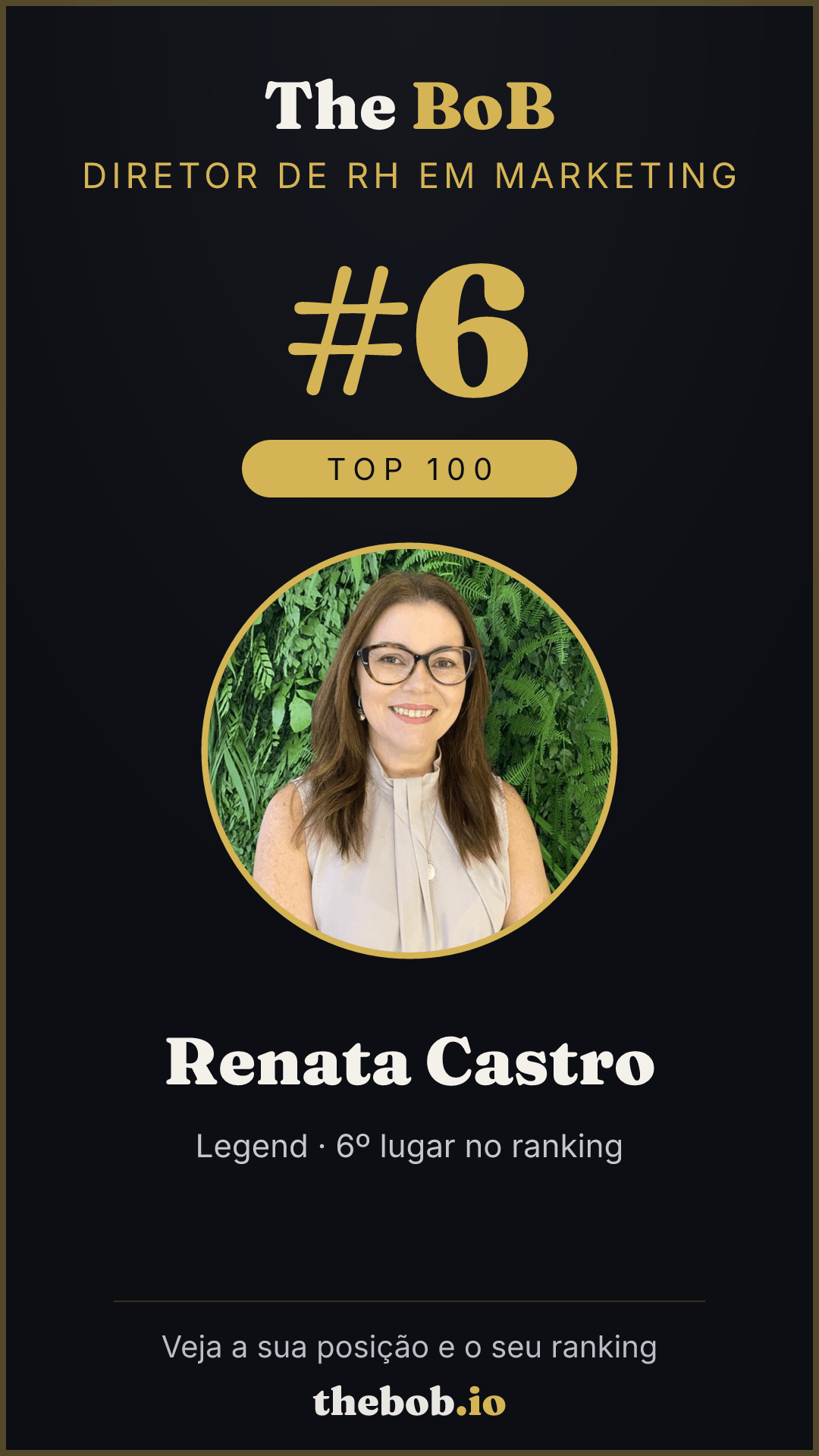 Selo The BoB · Renata Castro
