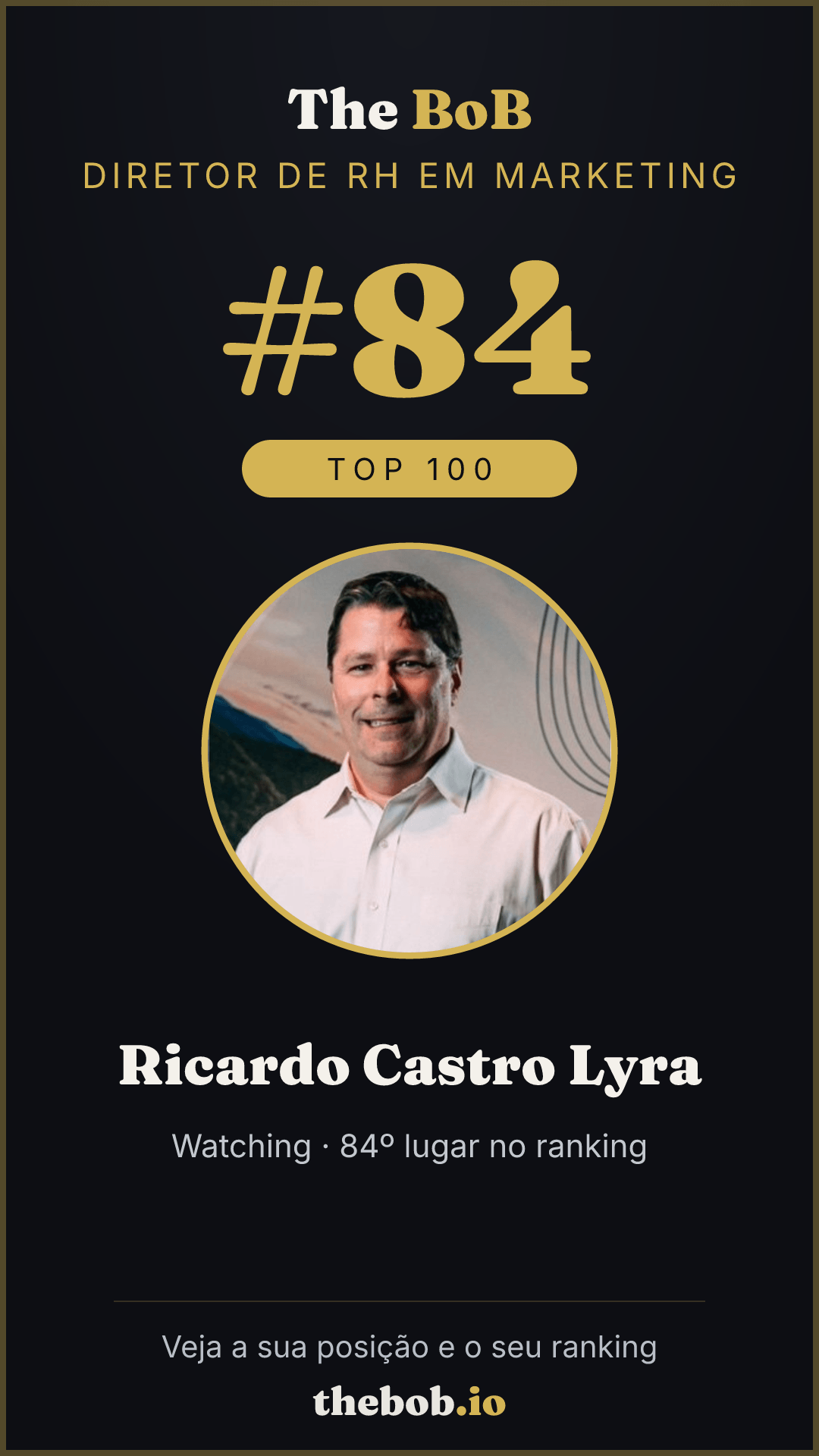 Selo The BoB · Ricardo Castro Lyra