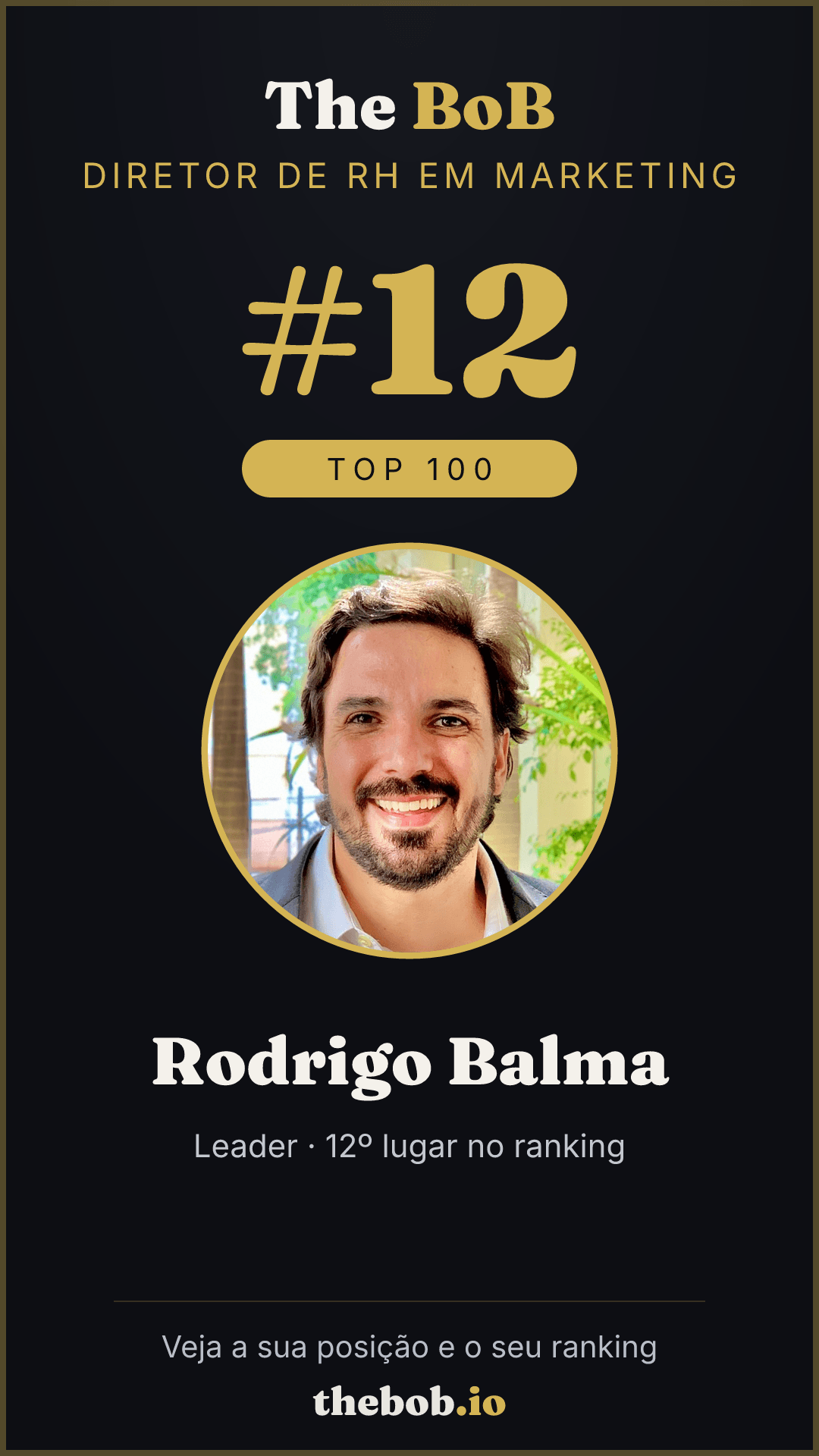 Selo The BoB · Rodrigo Balma