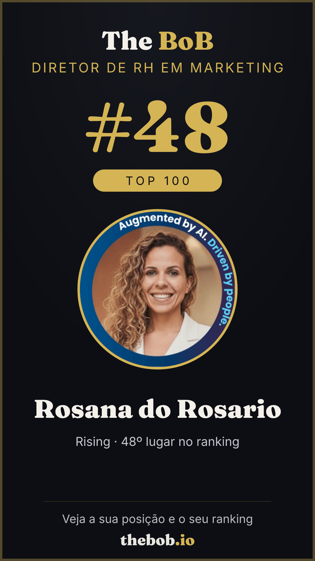 Selo The BoB · Rosana do Rosario