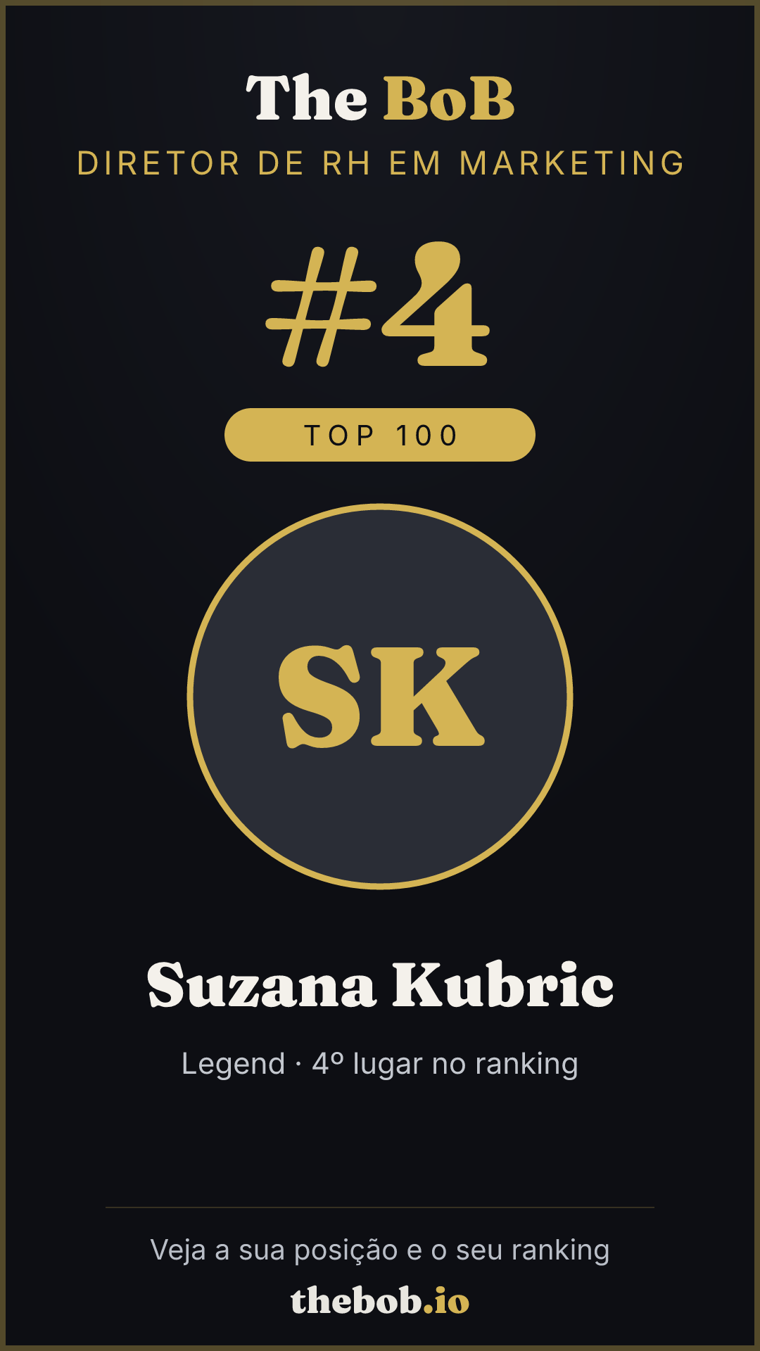 Selo The BoB · Suzana Kubric