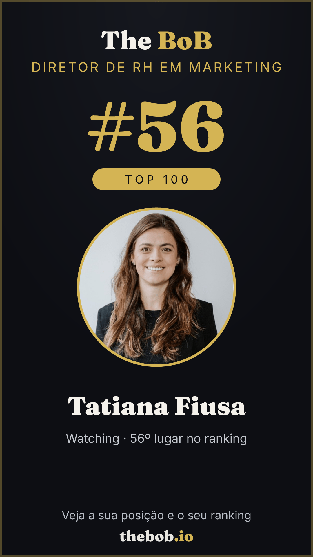 Selo The BoB · Tatiana Fiusa