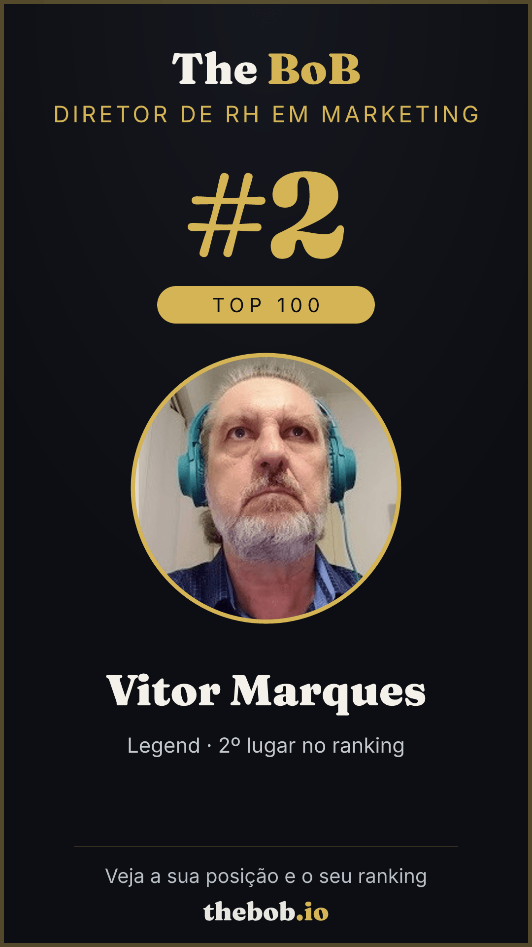 Selo The BoB · Vitor Marques
