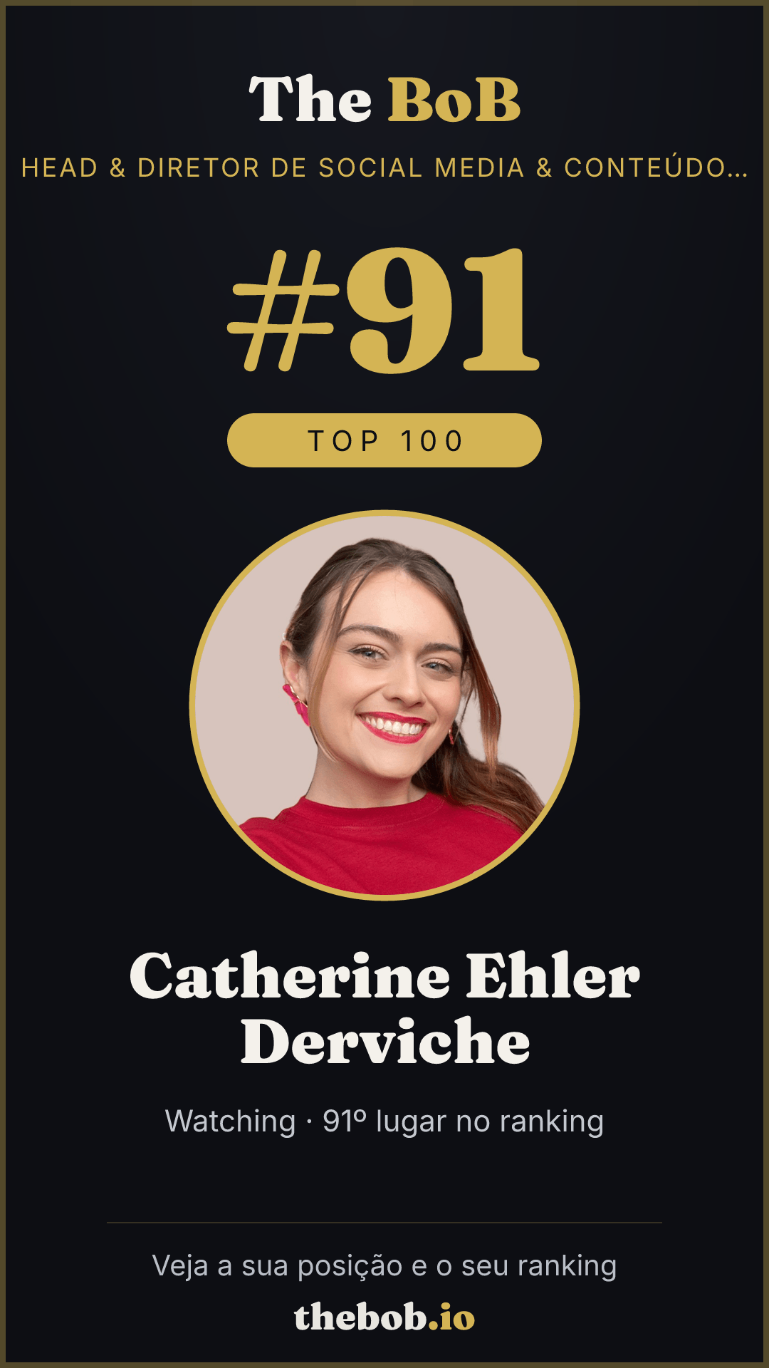 Selo The BoB · Catherine Ehler Derviche