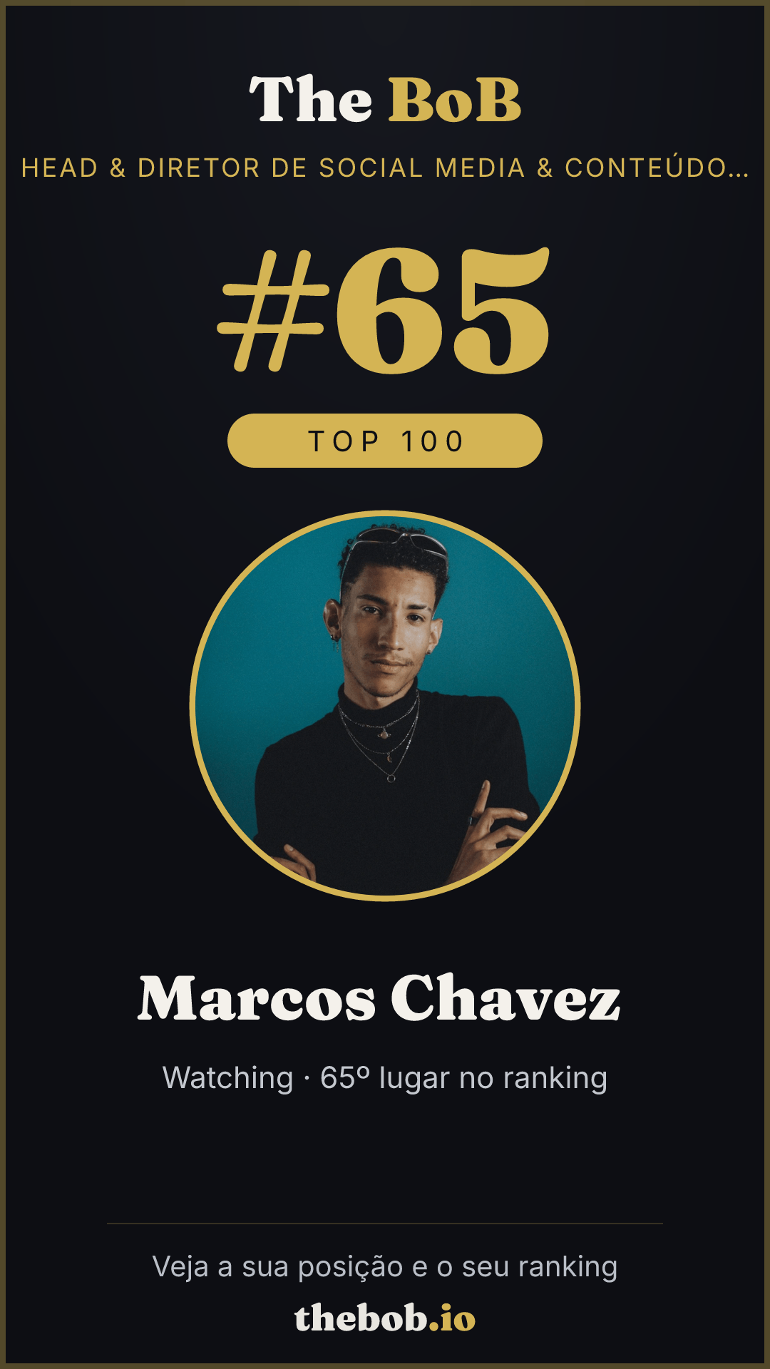 Selo The BoB · Marcos Chavez ️‍