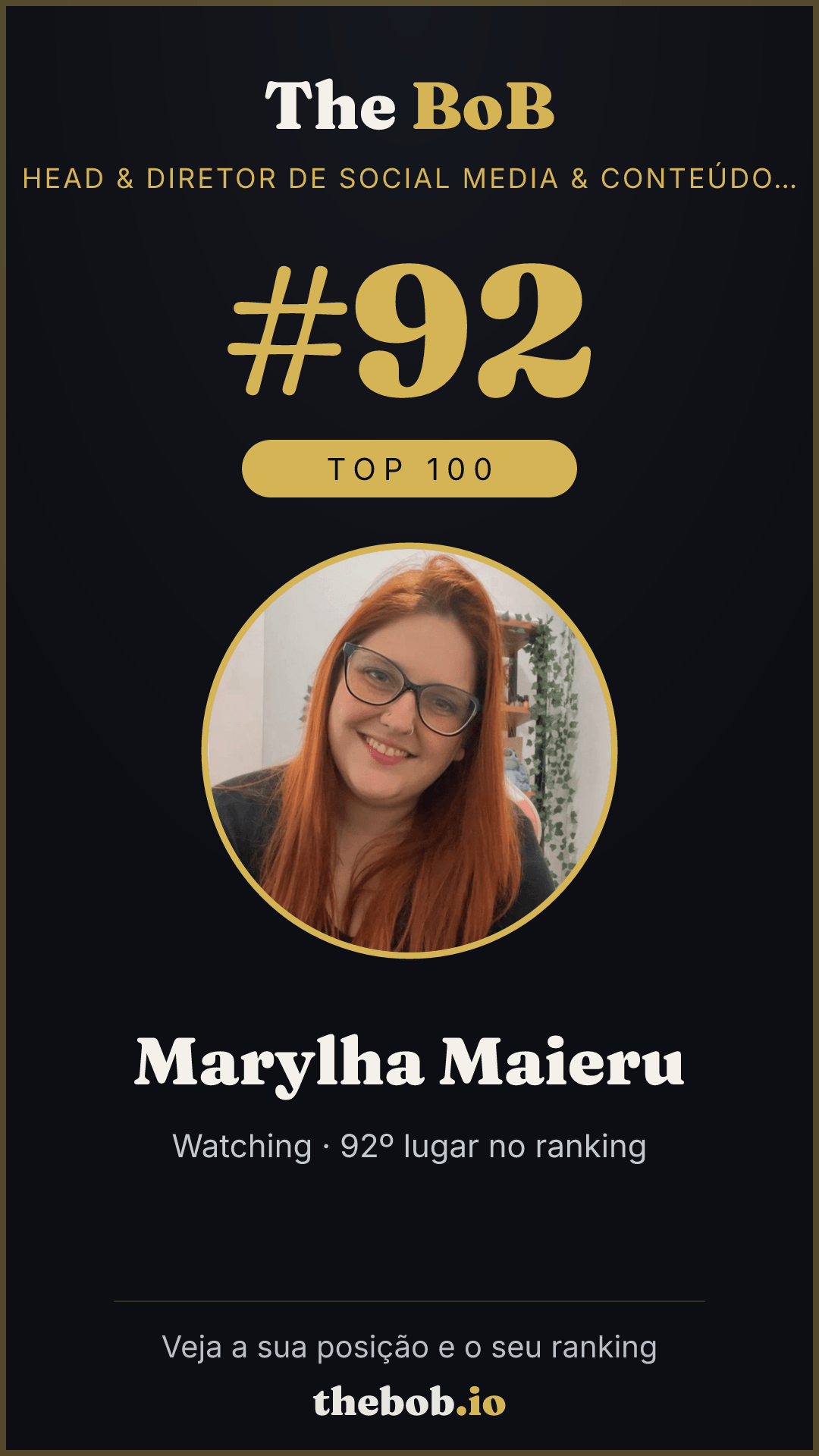Selo The BoB · Marylha Maieru