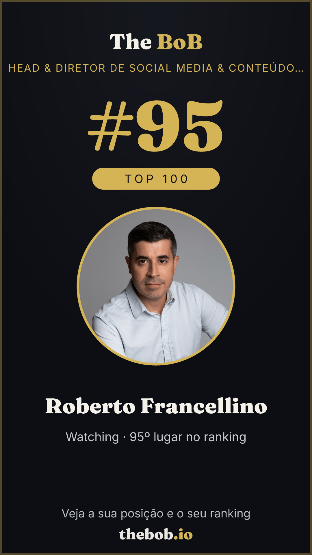 Selo The BoB · Roberto Francellino